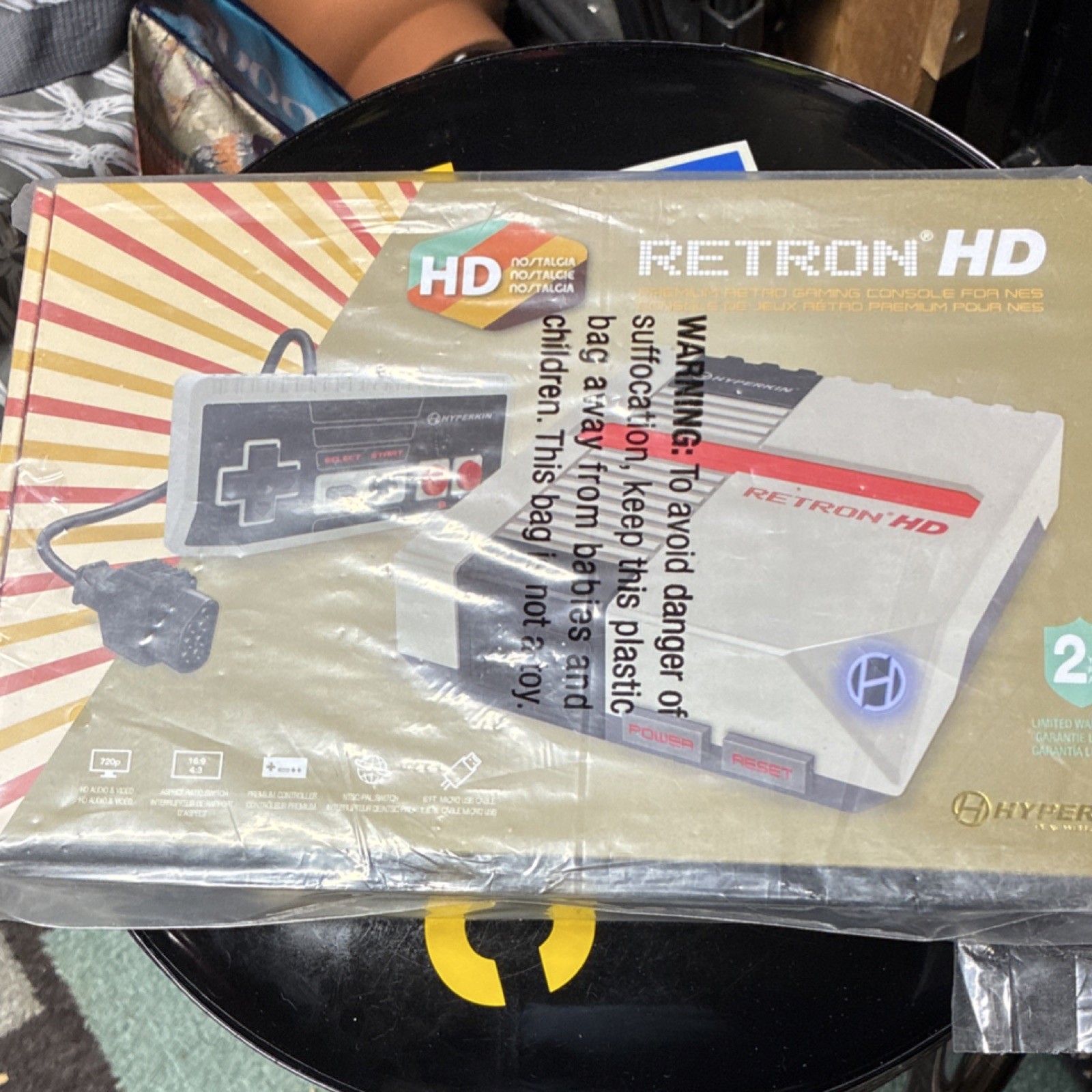 New Hyperkin Retron HD NES Console HDMI with Super Mario Bros 1-3