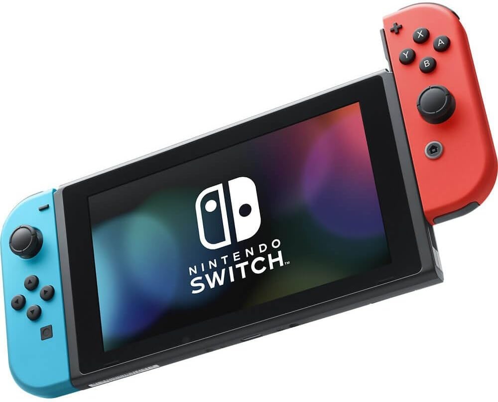 Nintendo Switch – HAC-001 – 32GB – Red & Blue Joy Con (Very Good)