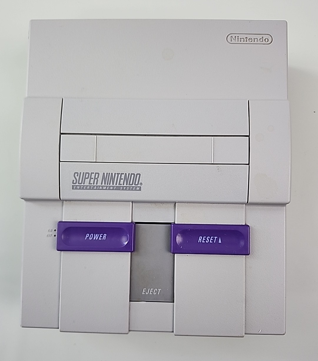 Super Nintendo Console SNES 2 Games 1 OEM & 1 Non Controller Teste&Work -READ-