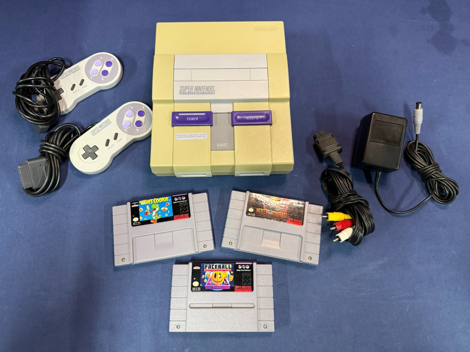 SUPER NINTENDO NES CONTROL DECK SNS-001 Controllers, Games Tested/Working SNES