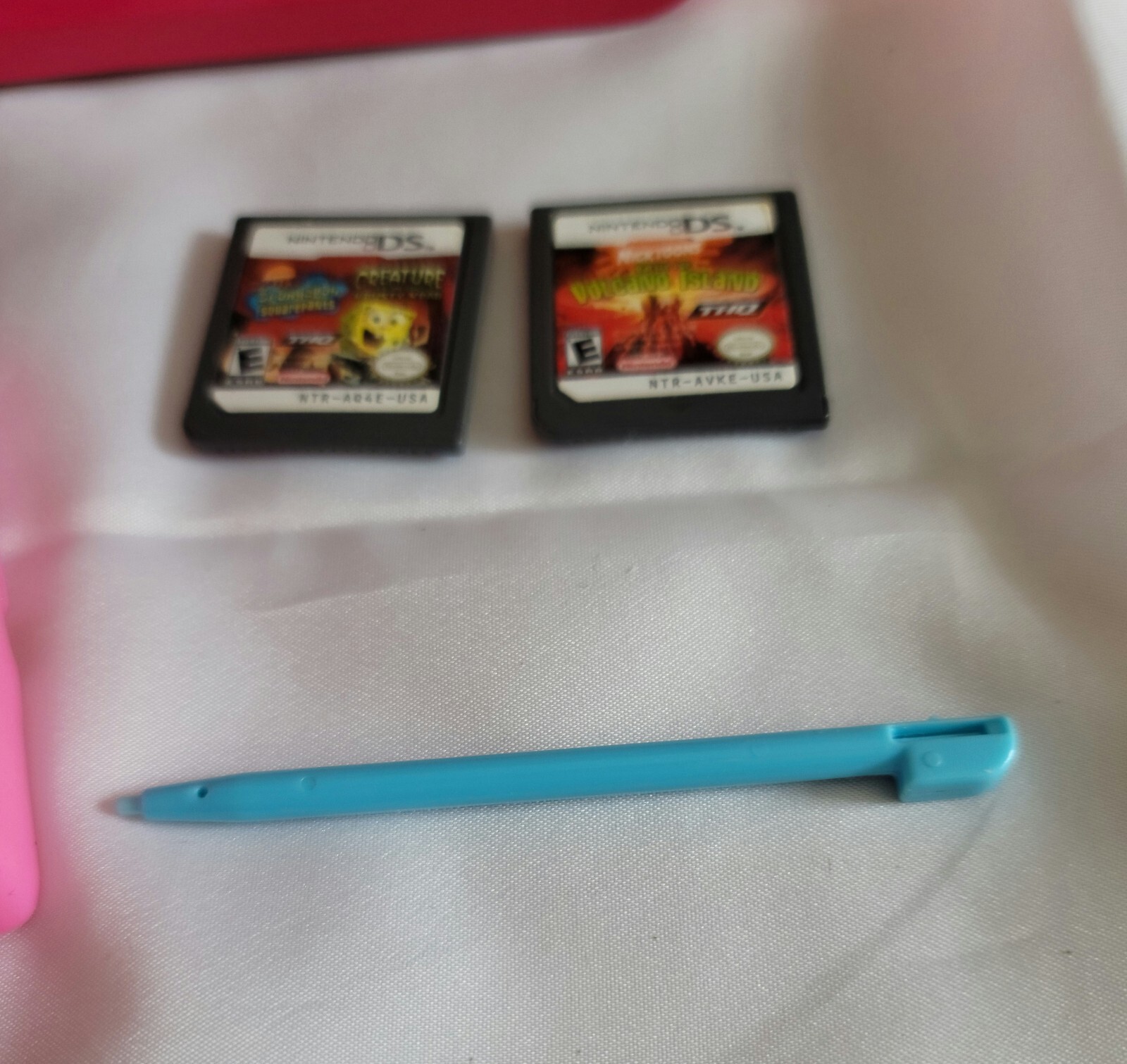 Nintendo DS SpongeBob Games And Accessories Lunch Box Cover And Stylus