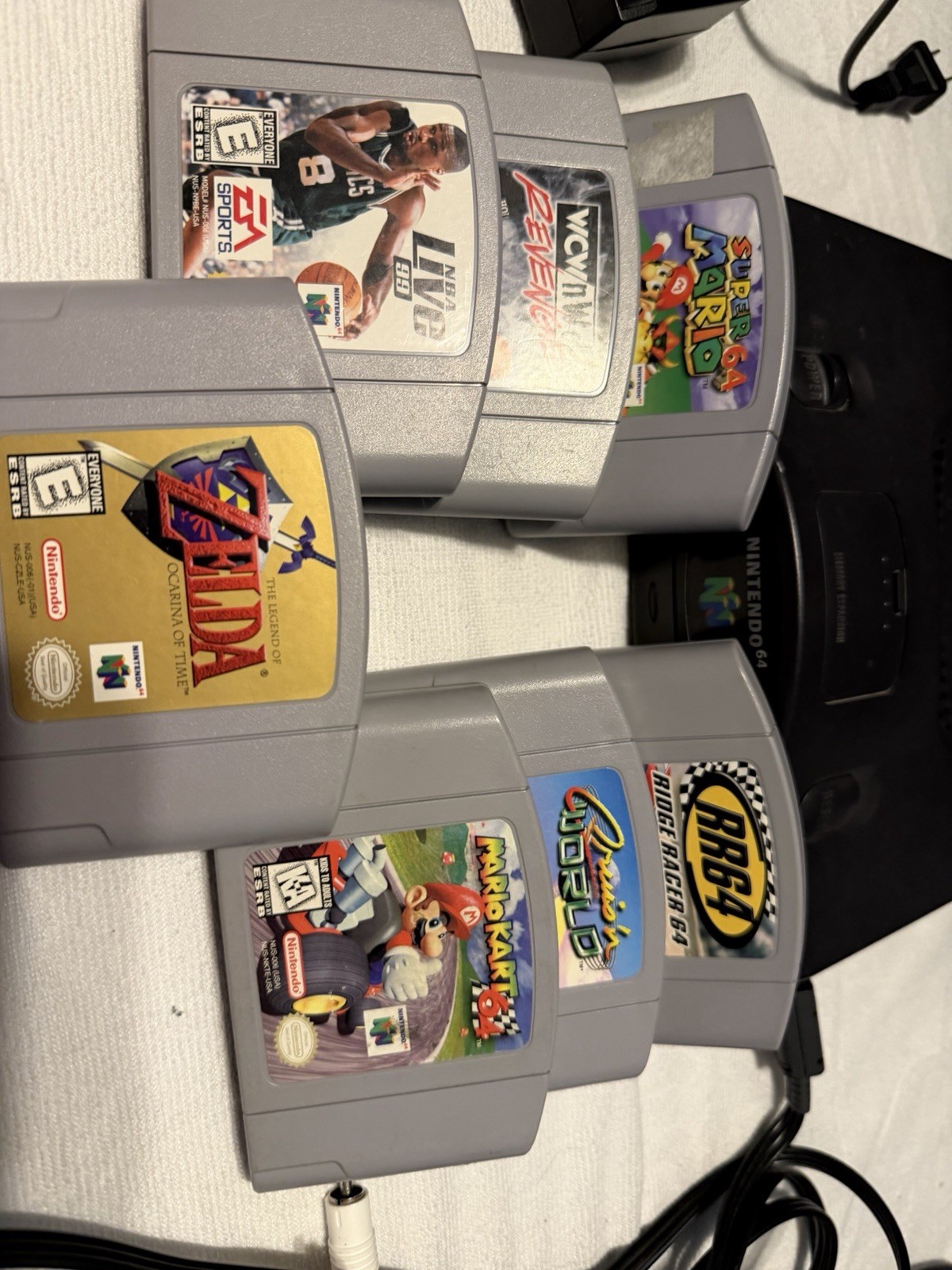 Nintendo 64 Bundle With 2 Controllers And 7 Games All Tested And Working