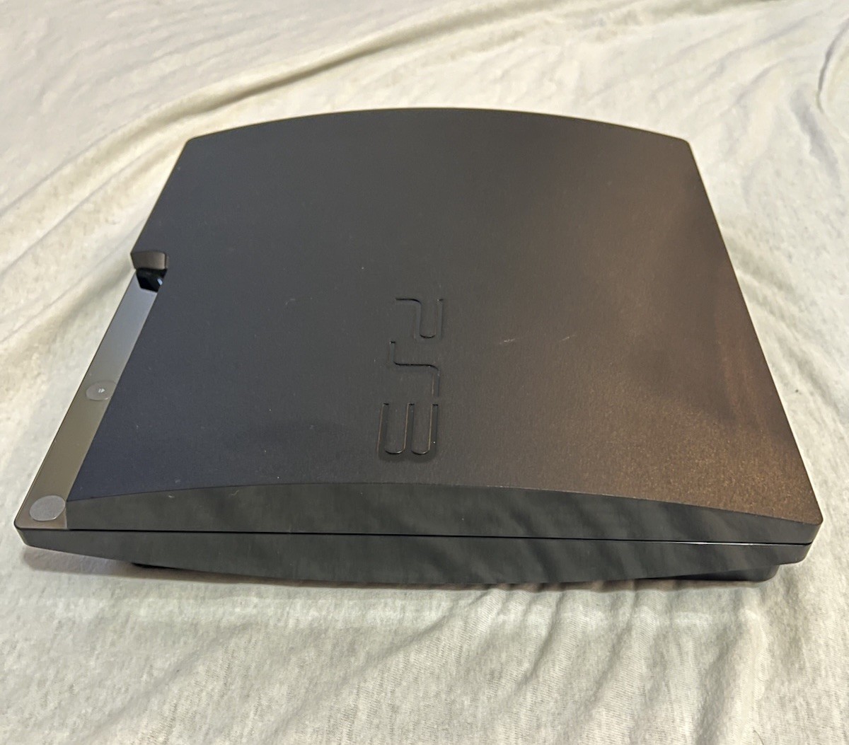 Sony PS3 Slim 160GB CECH-2501A Console Bundle Tested w/ Cables & 4 Games