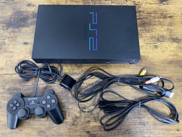 Sony PlayStation 2 PS2 Midnight Black Console JAPAN NTSC-J SCPH-39000 Used jp