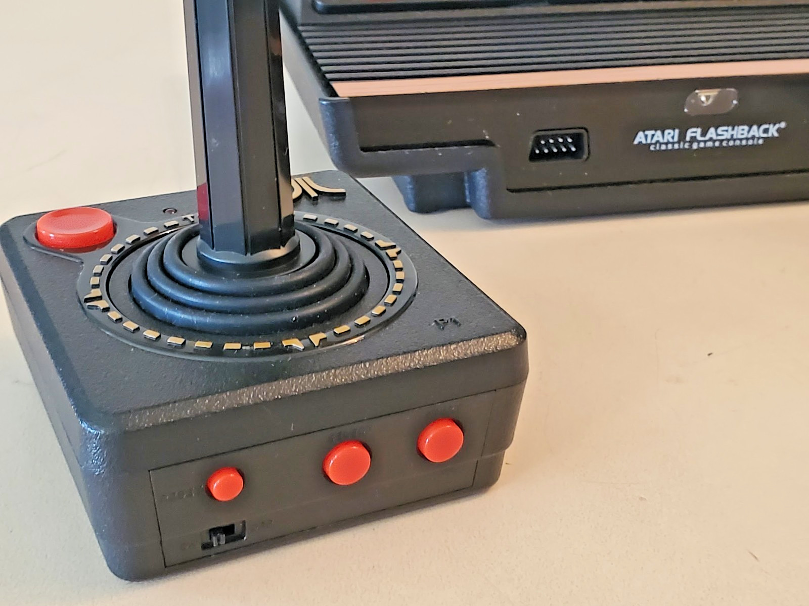 ATARI Flashback Video Game System with built-in games. Tested works. Used, excel