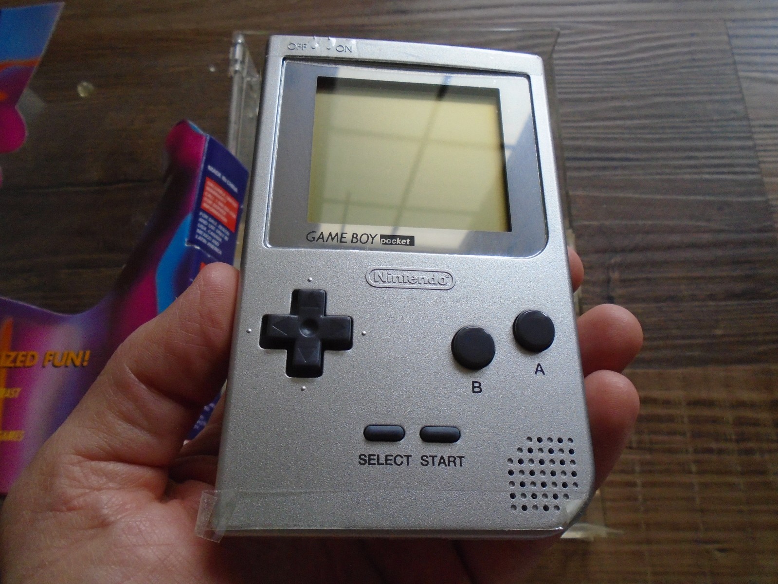 ONE OWNER, Virtually NEW Game Boy Pocket console w/case & AC Adapter with box!