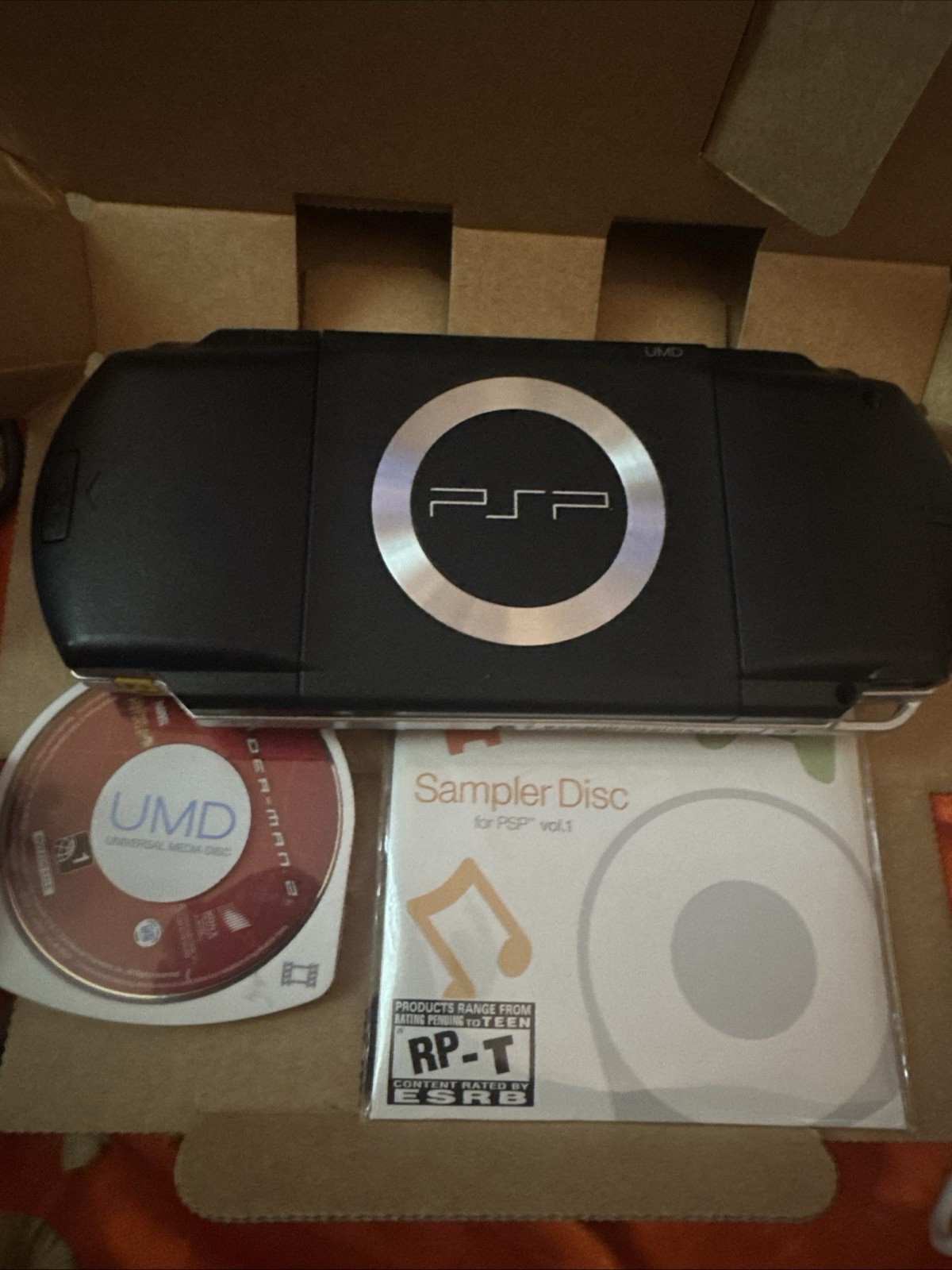Sony PlayStation Portable Value Pack – Black (PSP-1001K) Has Battery/Memory Car.