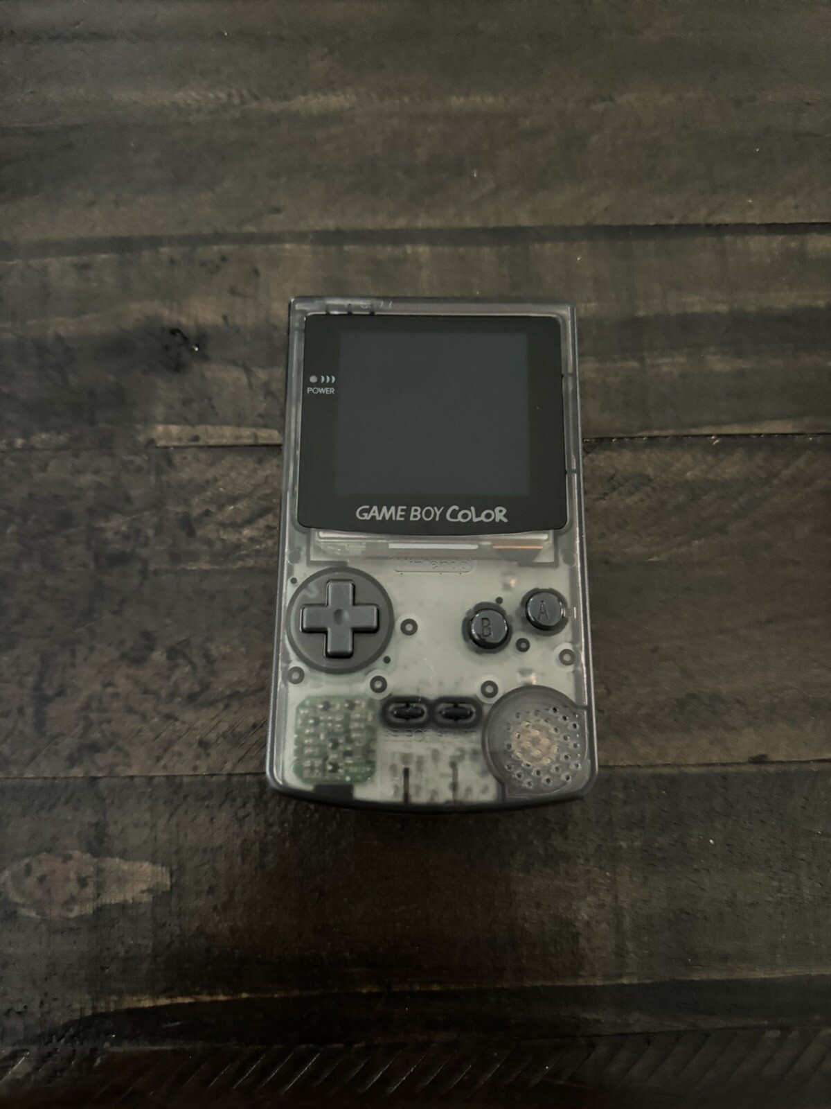 Modded Gameboy Color with AMOLED Display (Touchscreen) – Smoke Black Color