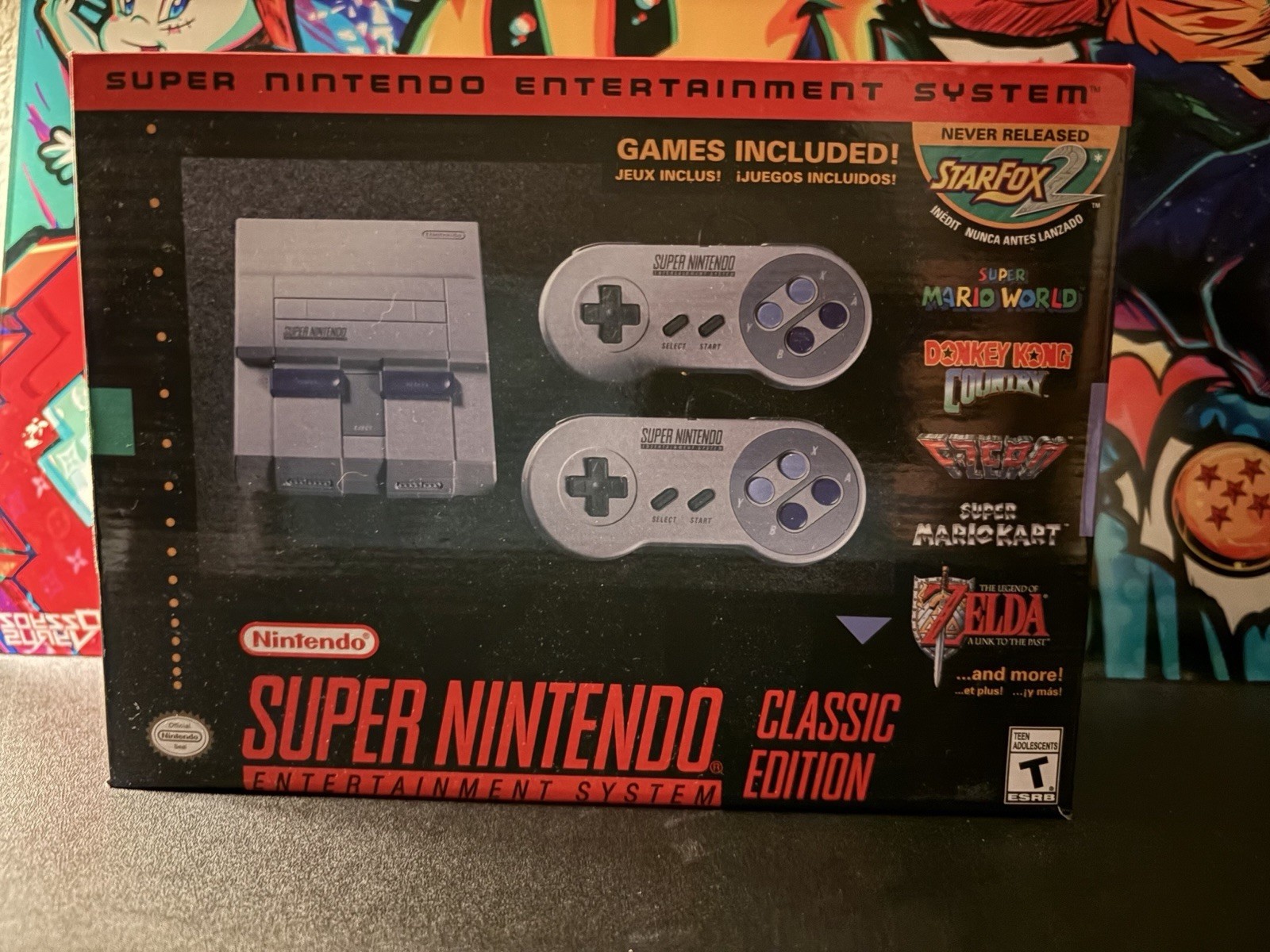 Nintendo Super NES Classic Edition Mini Console 2 Controllers HDMI – Open Box