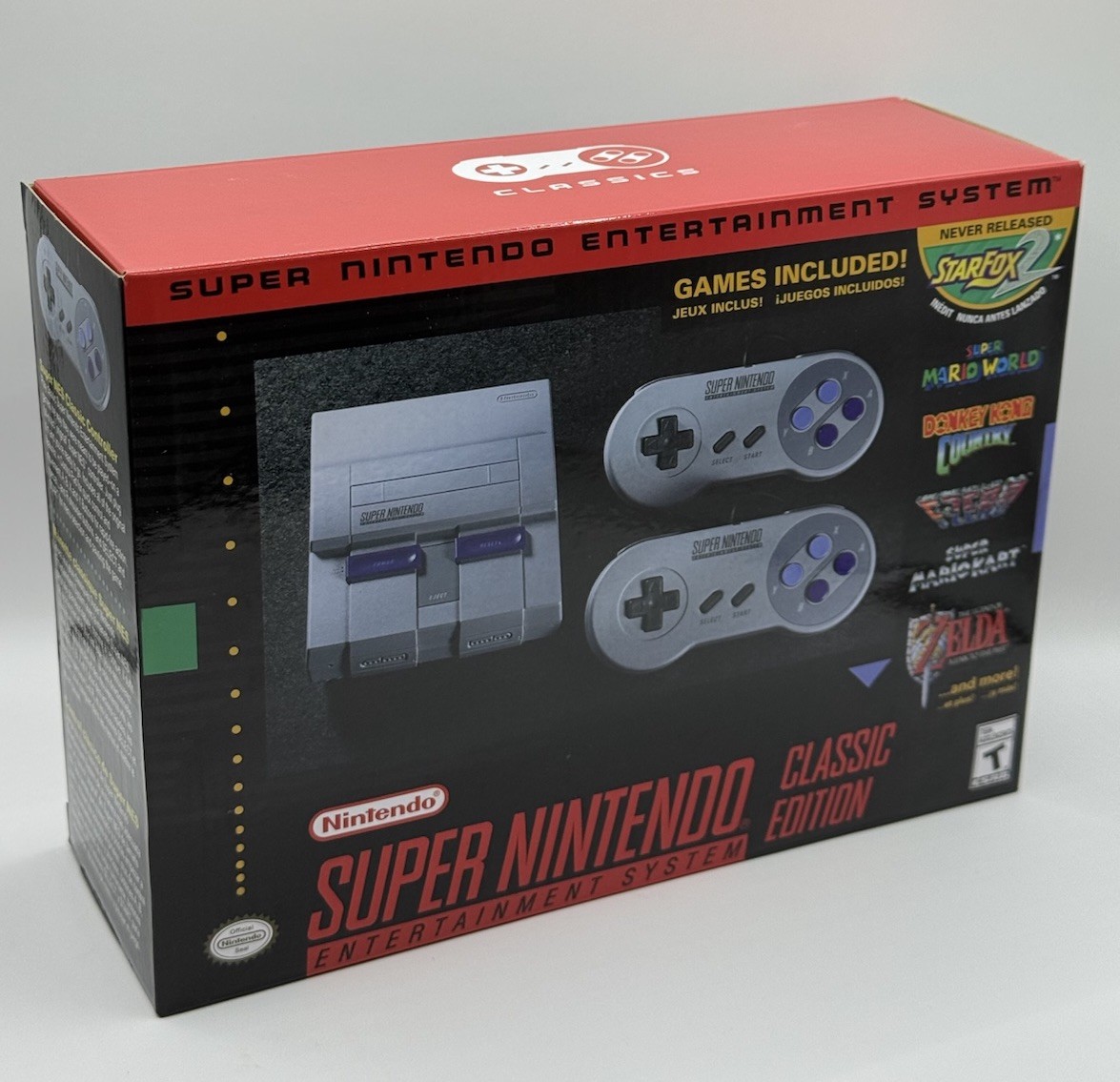 Nintendo SNES Classic Edition Mini Console With Expanded Library Of Games