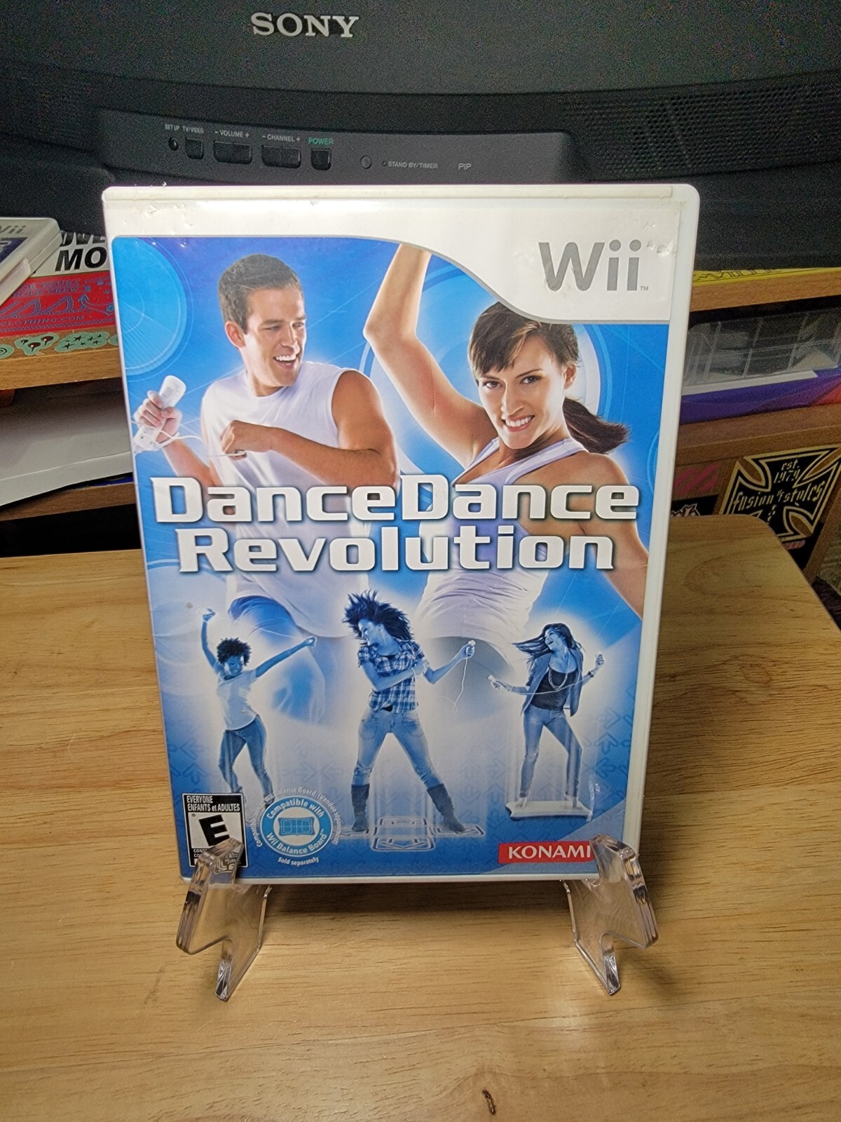 Nintendo Wii Black Console With Games. TV NOT INCLUDED.