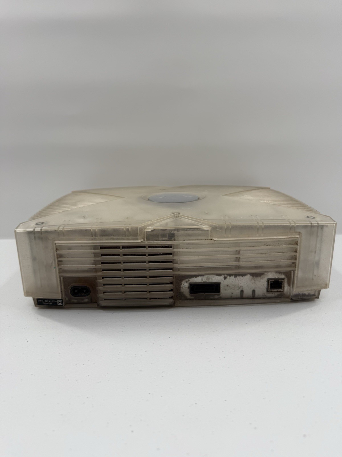 Microsoft Xbox Crystal Limited Edition – Console Only – PARTS – AS IS UNTESTED