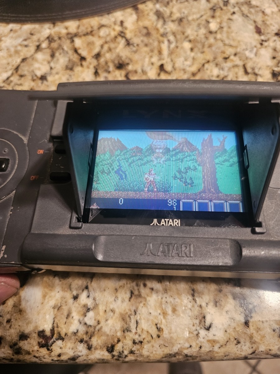Atari Lynx ~ Model 1 ~ Handheld Console + Game used