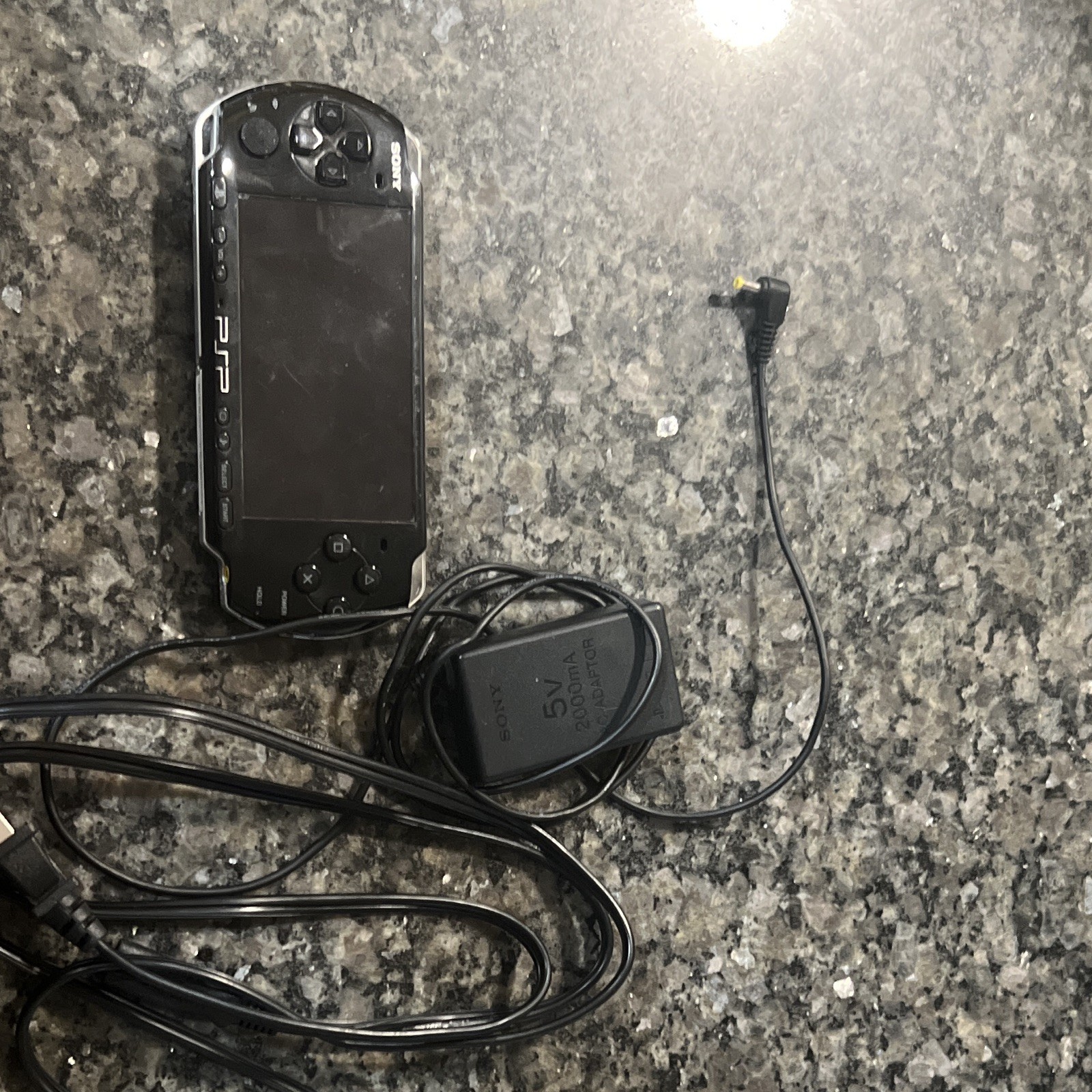 Sony PSP-3000 Handheld Console Black 128GB with Charger
