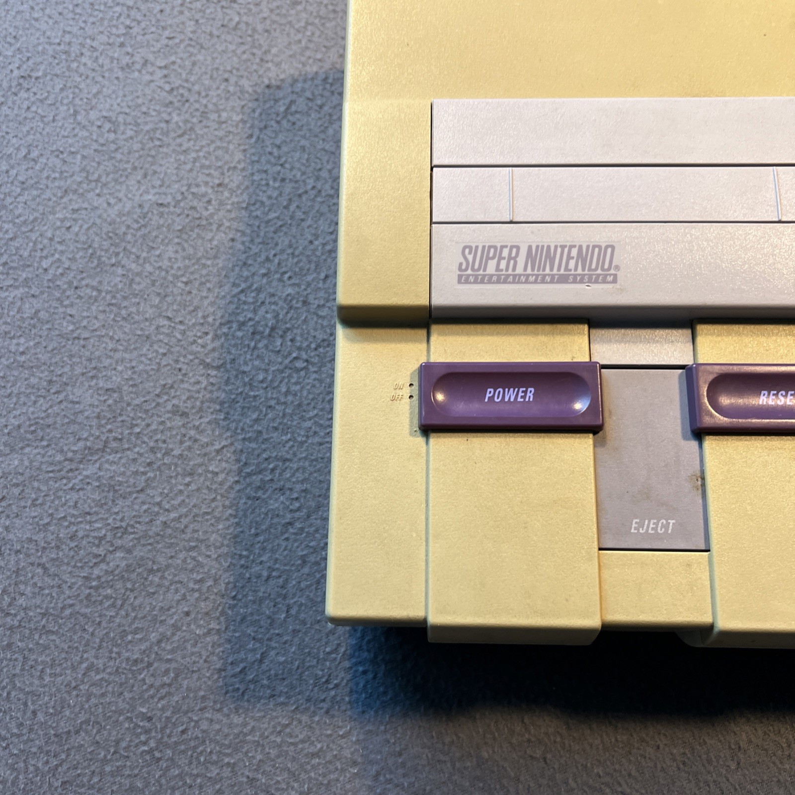 Broken Super Nintendo Console Entertainment System SNES SNS-001 READ Parts Only