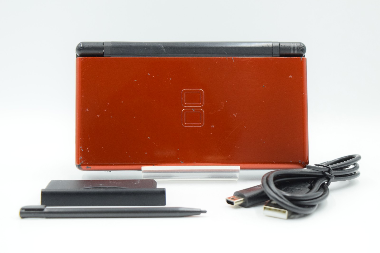 Share Nintendo DS Lite Crimson Black Console Tested Working Region Free Japan #2