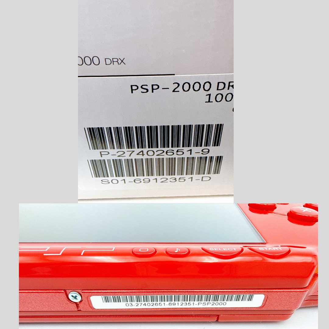Sony PSP-2000 PSP 2000 Console Deep Red 1 Seg Pack Box Region free – Brand New