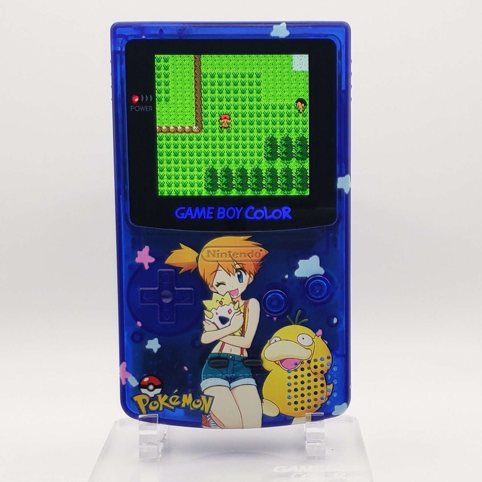 Laminated OLED Screen – Misty Game Boy Color w/ Case – New Speaker, Recapped