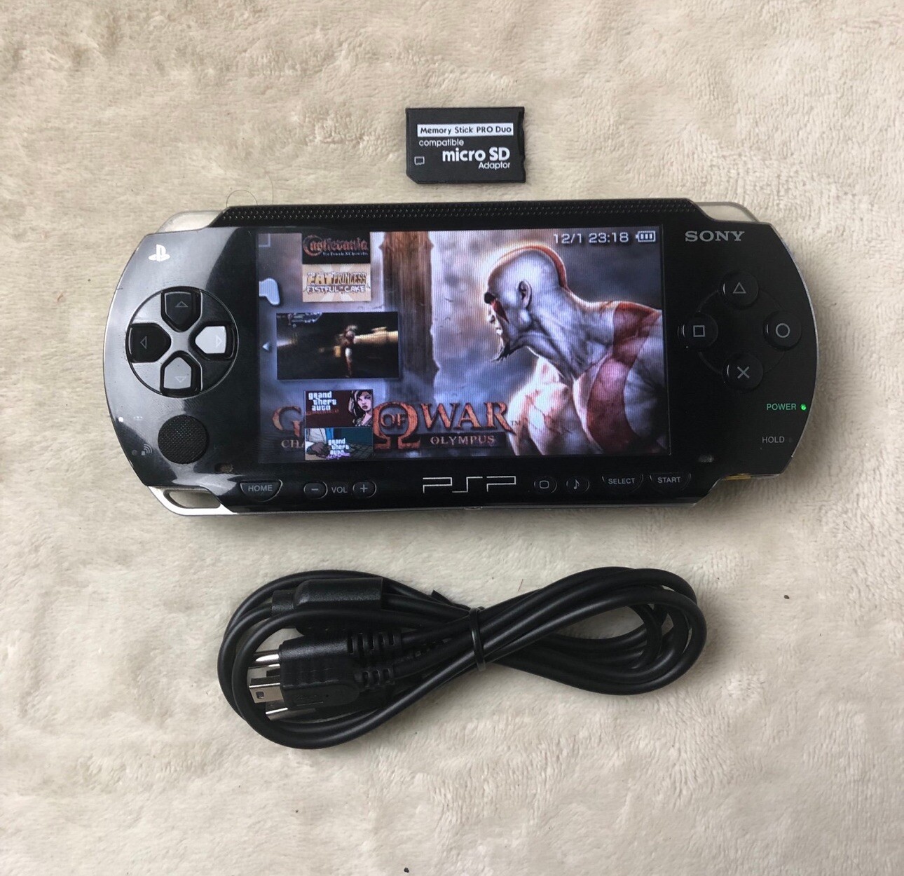 Sony PlayStation Portable Value Pack – Black (PSP-1001K)