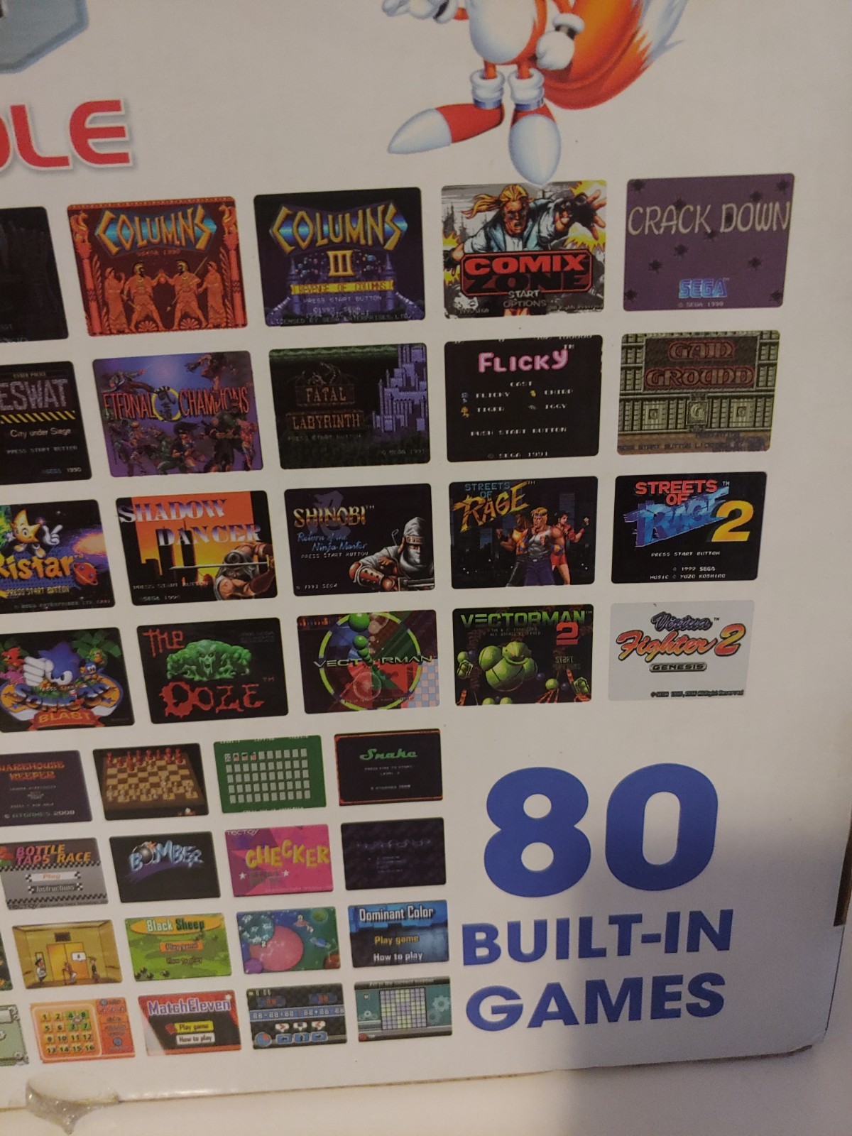 Sega Genesis Classic w/80 built in games. 2012. tested. w/ retail box 93% pkg…