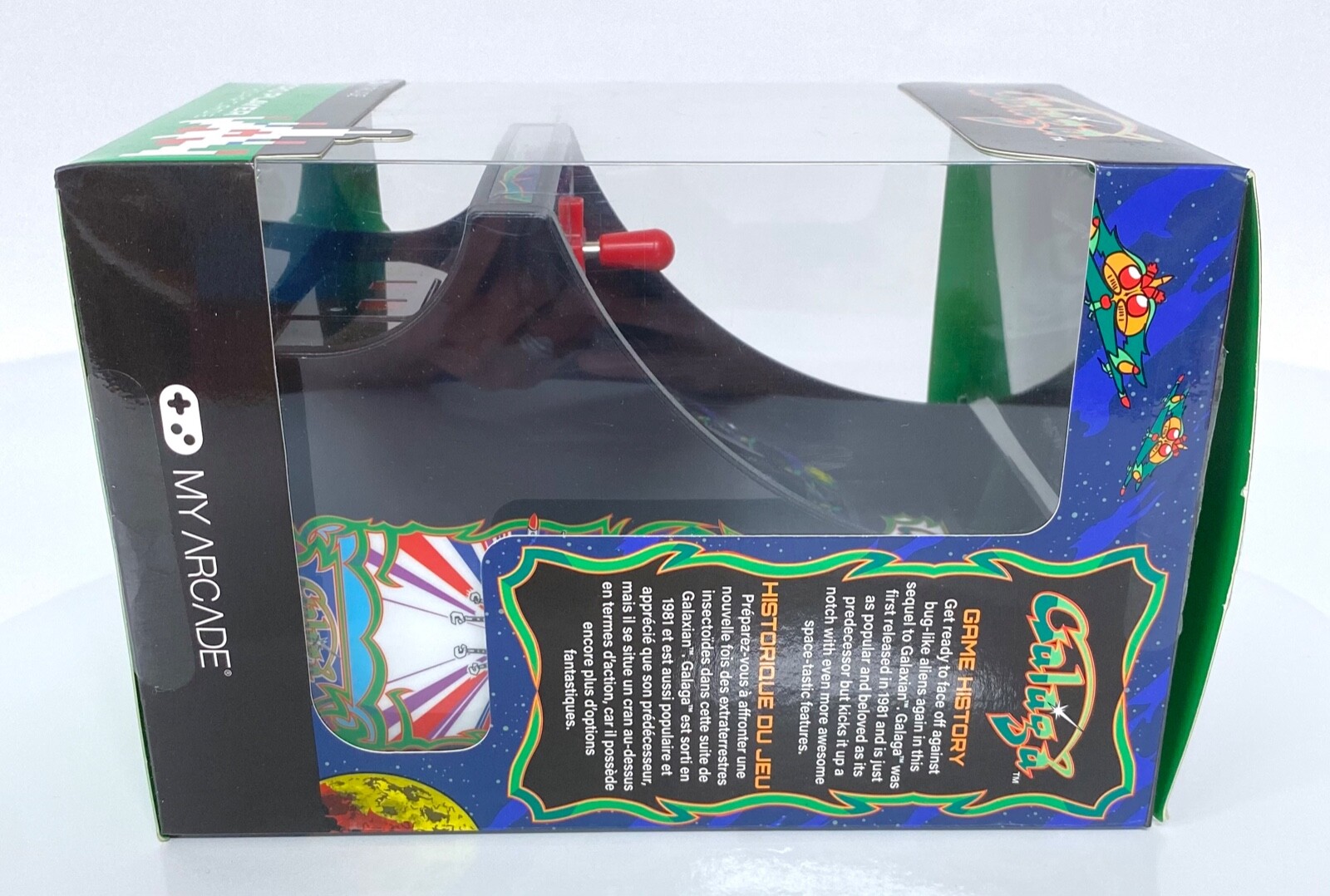 Galaga Micro Player Retro Arcade Machine Hand Held Game by My Arcade NEW