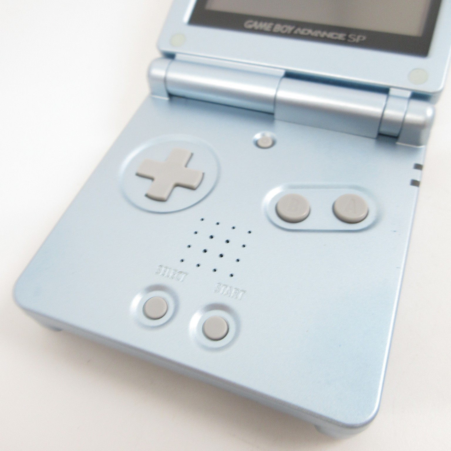 【Excellent】Nintendo GameBoy Advance SP Pearl Blue GBA Console #RET08/0608/01