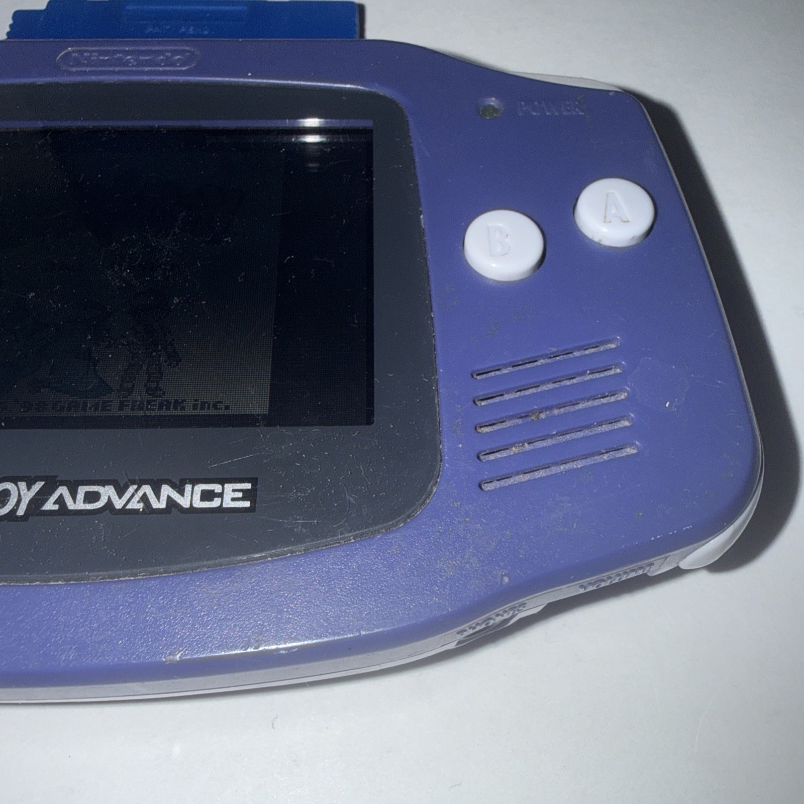 Nintendo Game Boy Advance Handheld System – Indigo Purple Tested – No Game