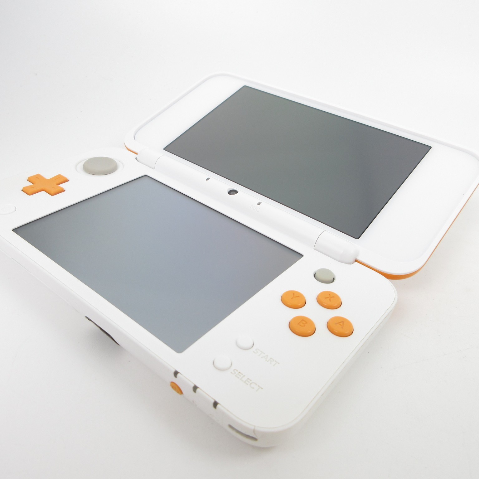 【Excellent】Nintendo New 2DS LL XL White x Orange Console ONLY Japan Ver. #NET052