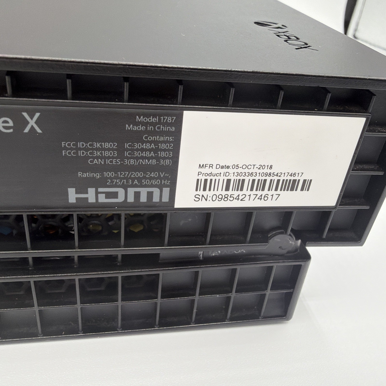 Xbox One X 1TB Console Refurbished Bundle Aqua Shift Controller 7 Games COD RE