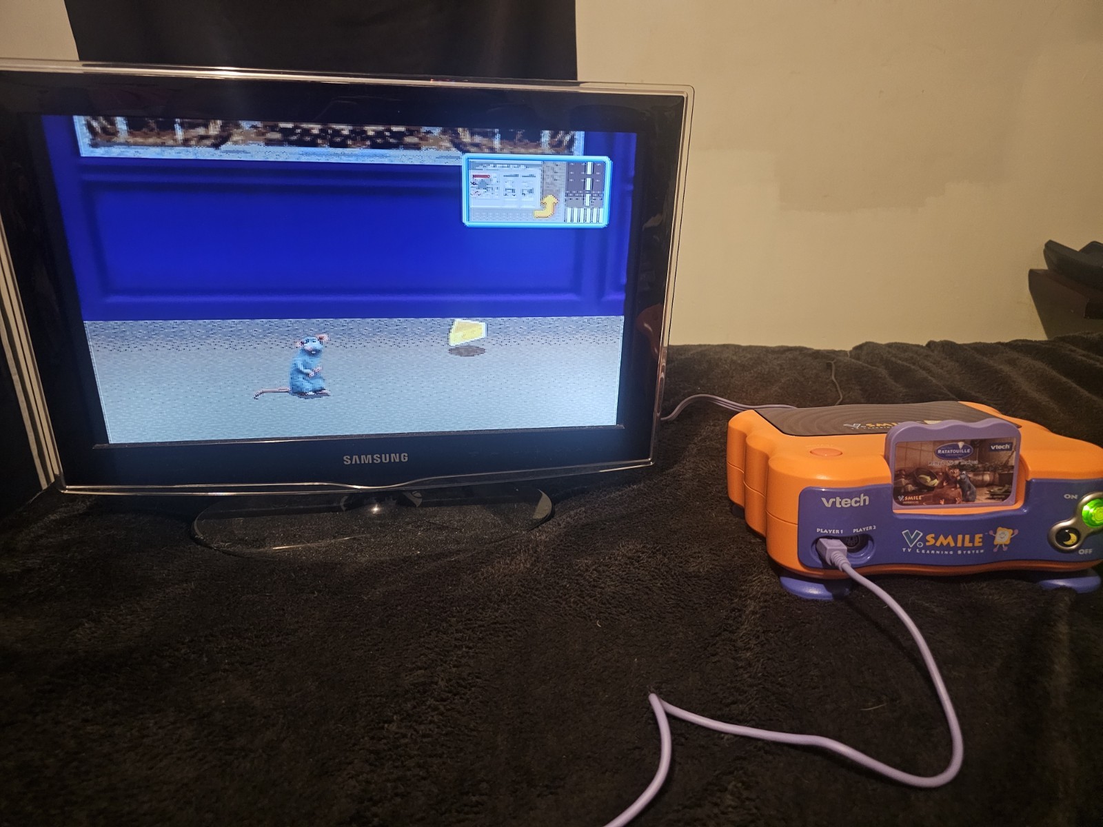 VTech V Smile TV Learning System Console with Controller, AC Adapter, & 11 Games