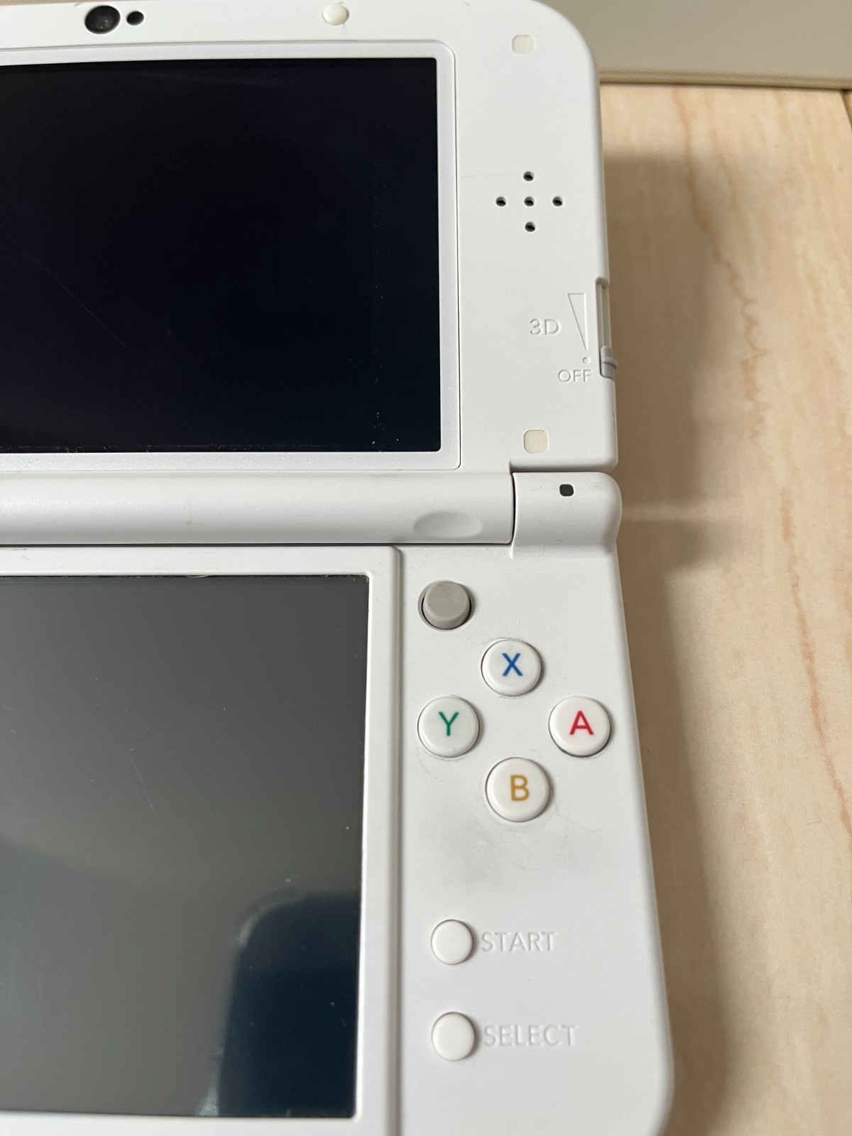 [Bottom IPS] new Nintendo 3DS XL LL Pearl White NTSC-J Japan [Excellent]