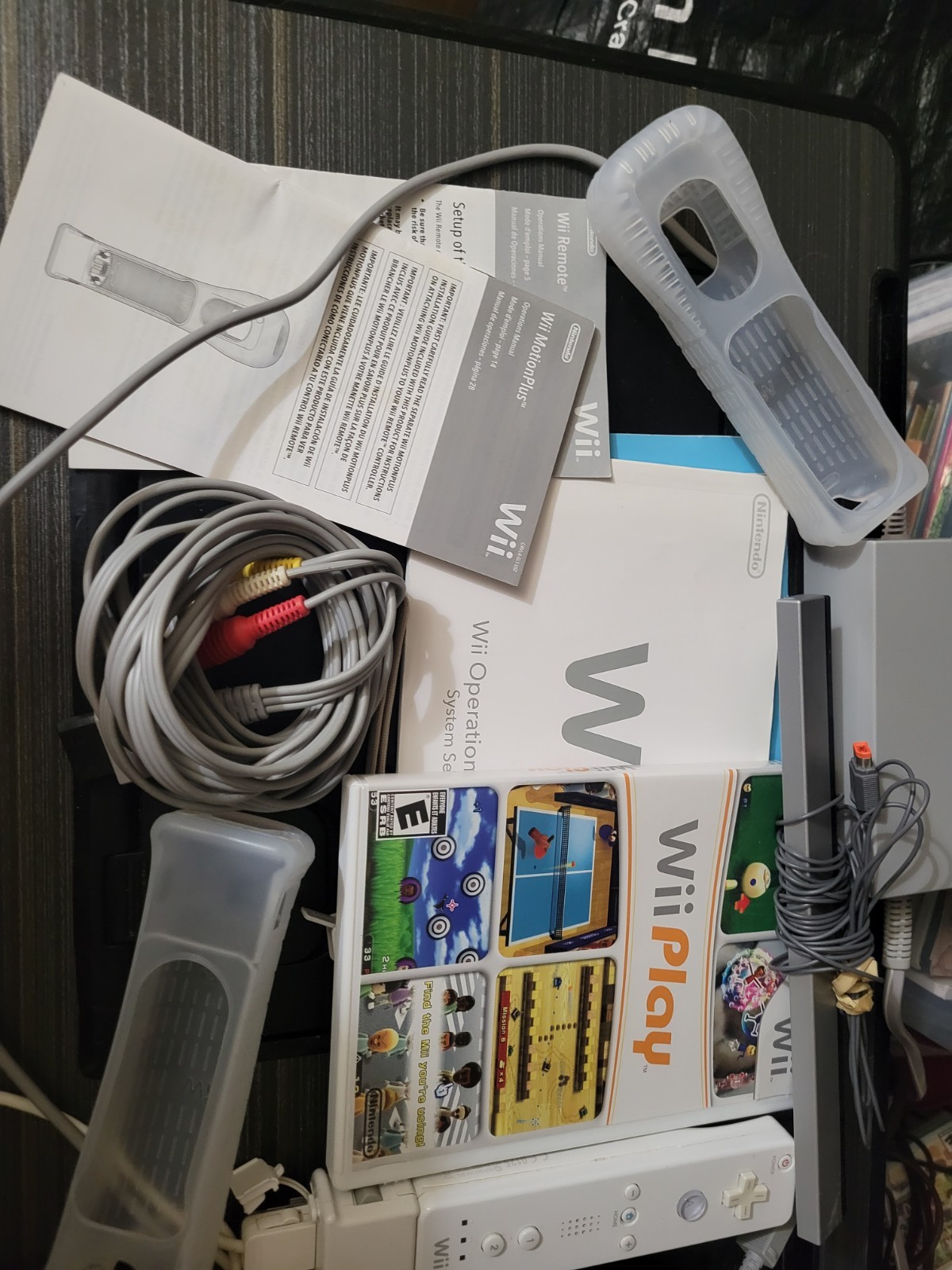 Nintendo Wii Complete Console 1 Controller 1 Game And Motion Plus Adapter