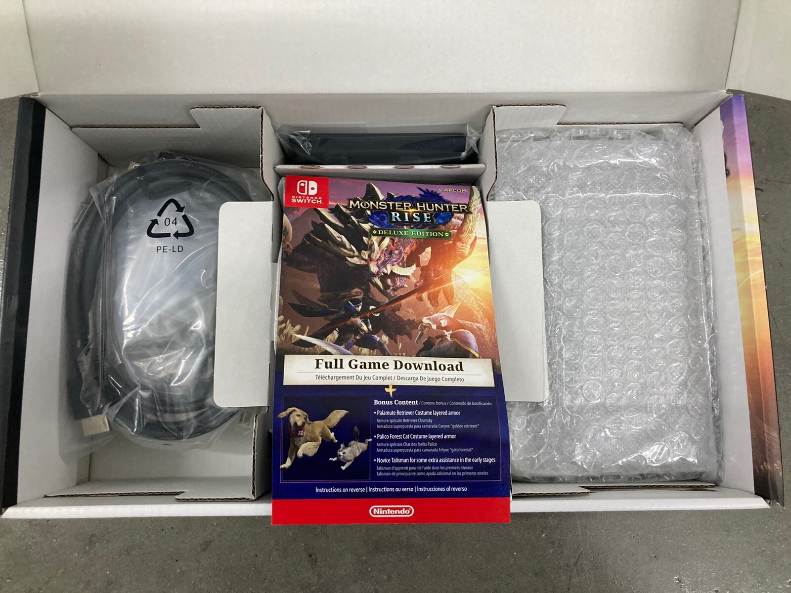 Nintendo Switch – Monster Hunter Rise – Deluxe Edition – 32GB Console