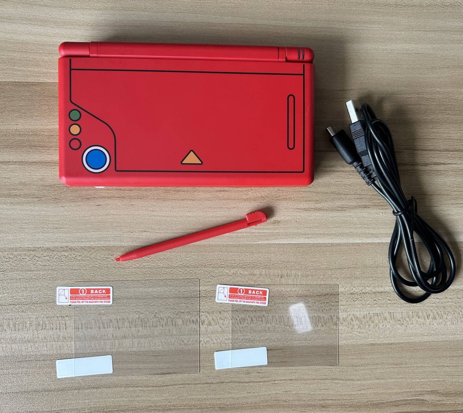 Nintendo DS Lite red Pokémon pokedex Handheld Console – FAST SHIPPING
