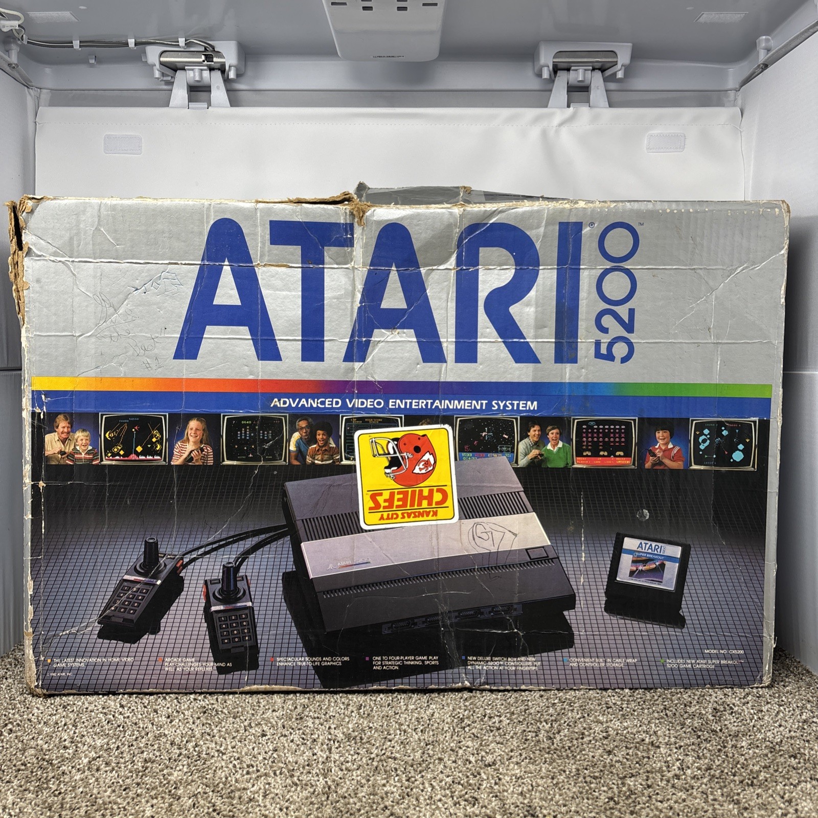 Atari 5200 Console Bundle Lot Tested With All Cables And Game in Box Console