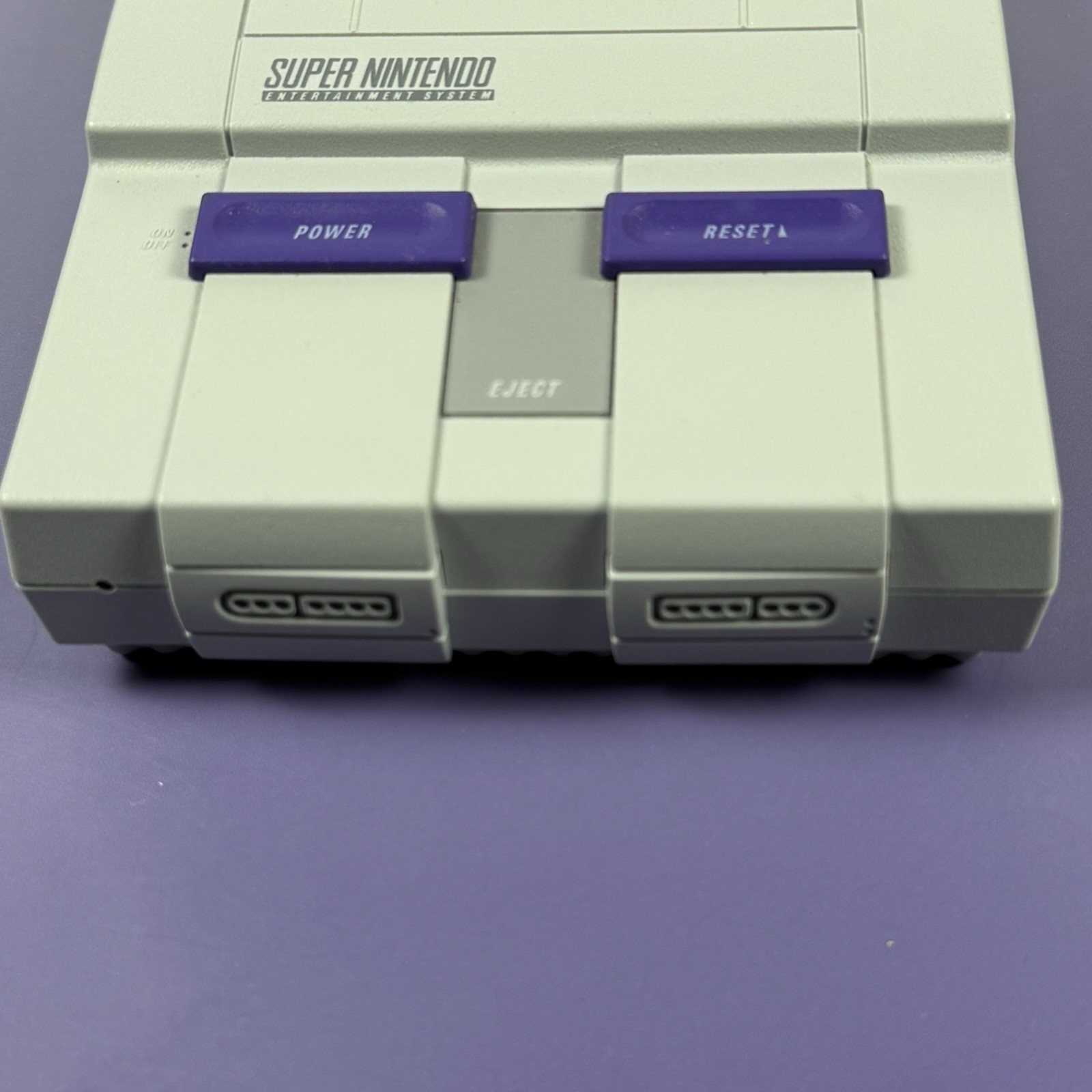 Nintendo Super NES Control Deck CLV-201 w/AC Adapter/Game /2 Controllers / USB