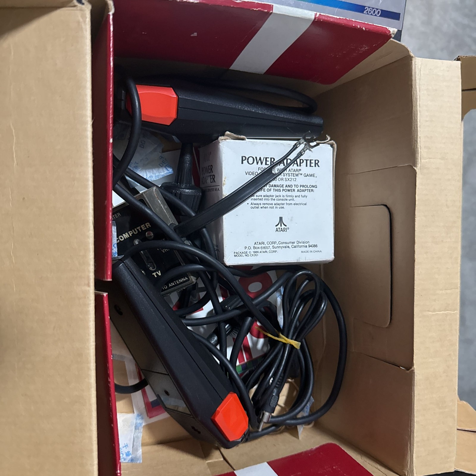 ATARI 2600 1987 Release Compact Junior Console system Original Box