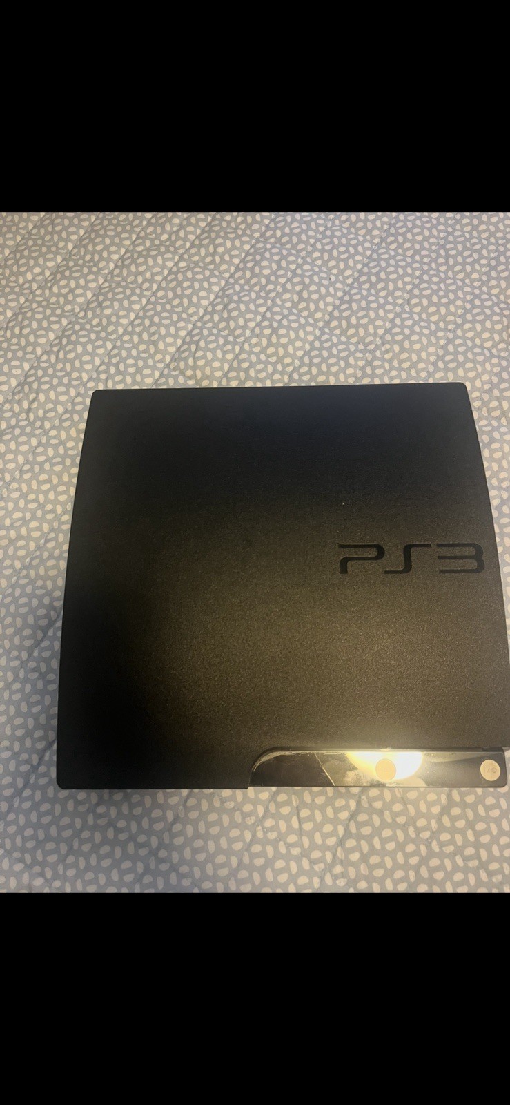 PS3 Slim 130 Gb Console CECH-2001B with Power Cord and HDMI Cable Controller