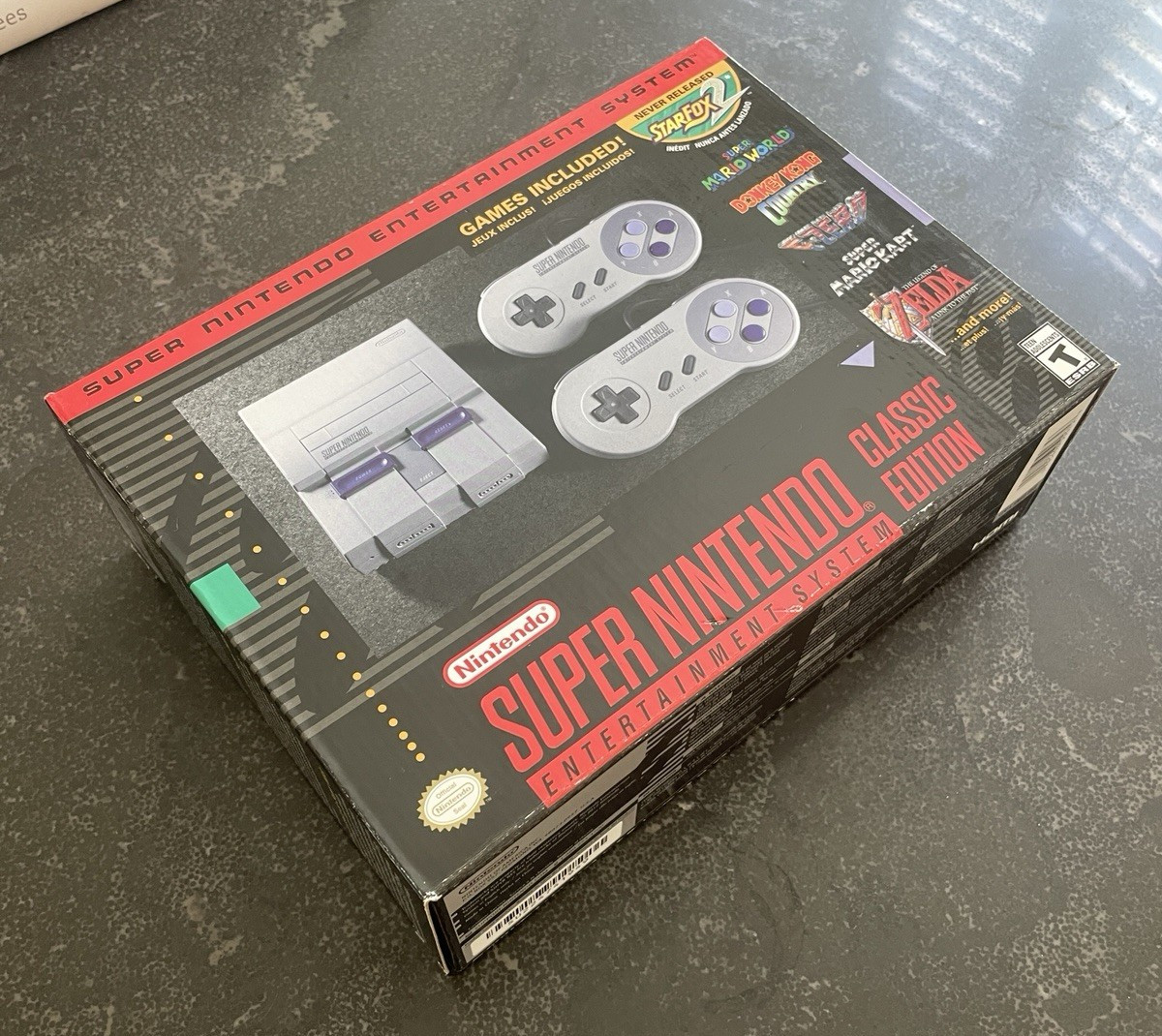 Authentic Nintendo SNES Classic Edition CLV-201 Complete in Box, Tested & Works