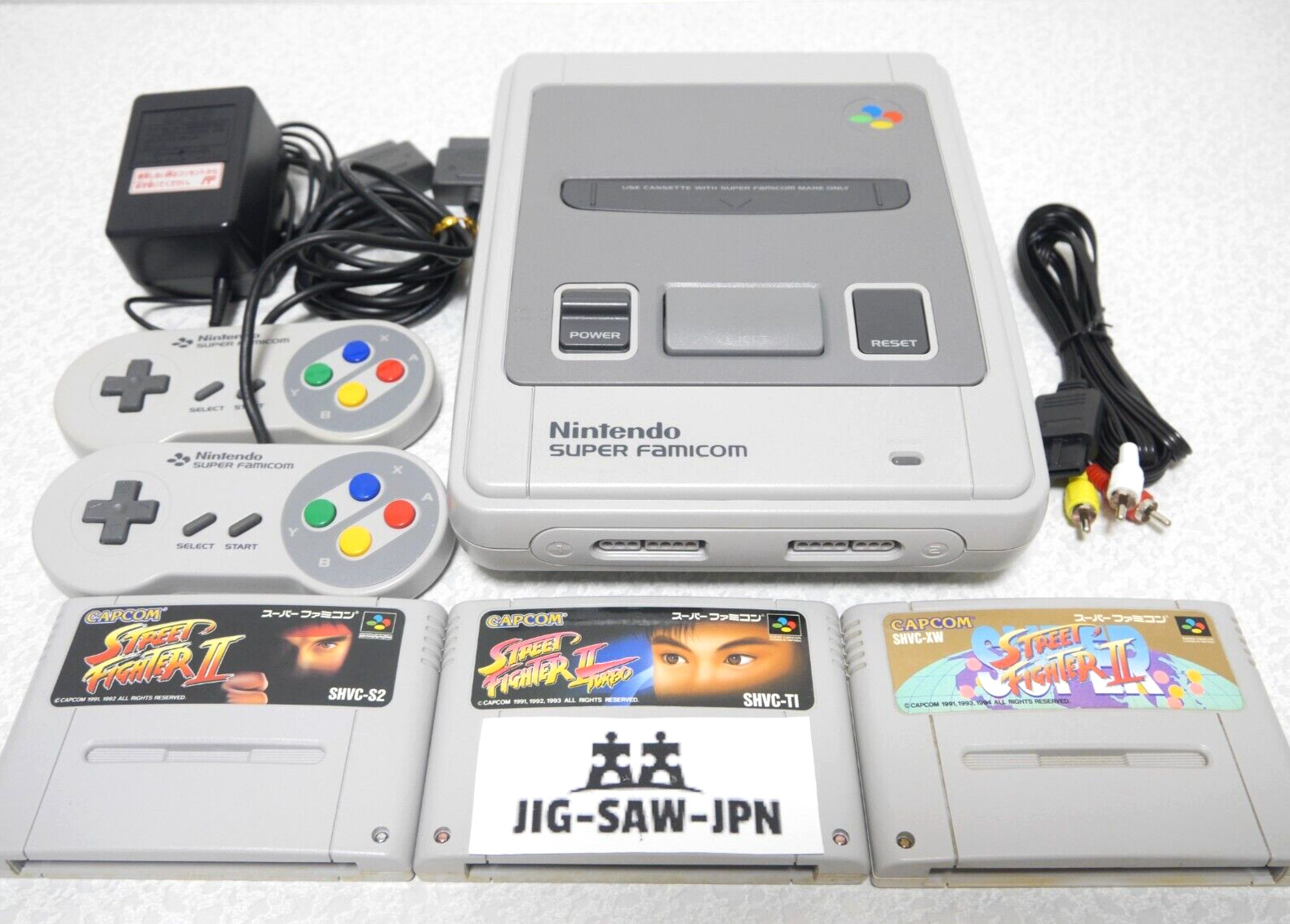 Nintendo Super Famicom SFC SNEC Starter Set (Street Fighter ver.) Free shipping