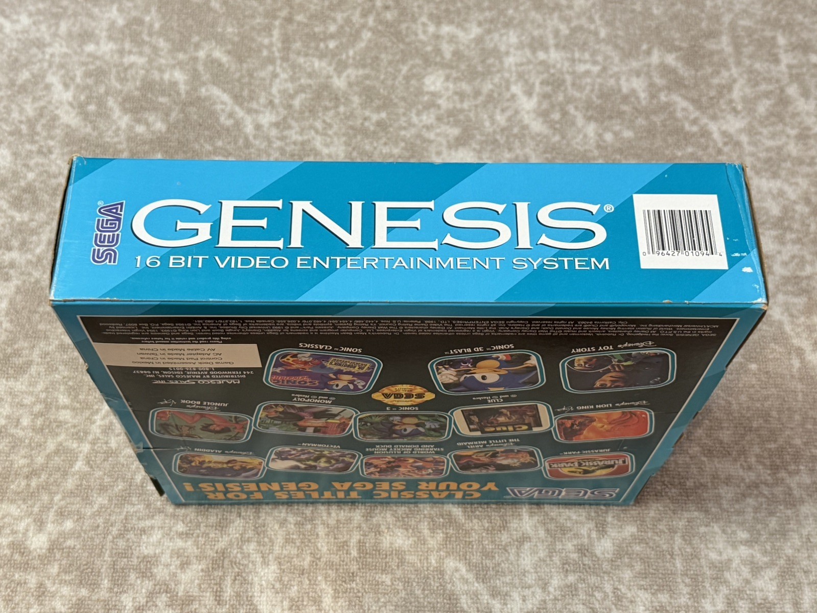 Sega Genesis III Model 3 Console Core System – Tested, come in box! No manual.