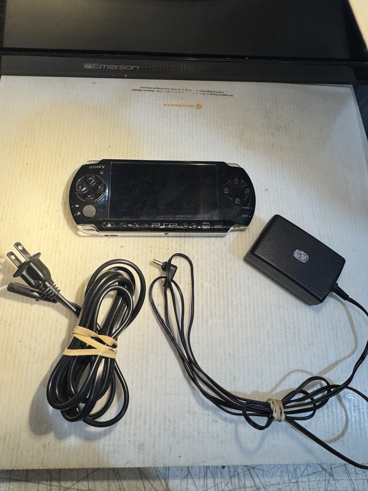 Sony Playstation Portable PSP PSP-3001 Handheld Game System Black – Fair/Poor
