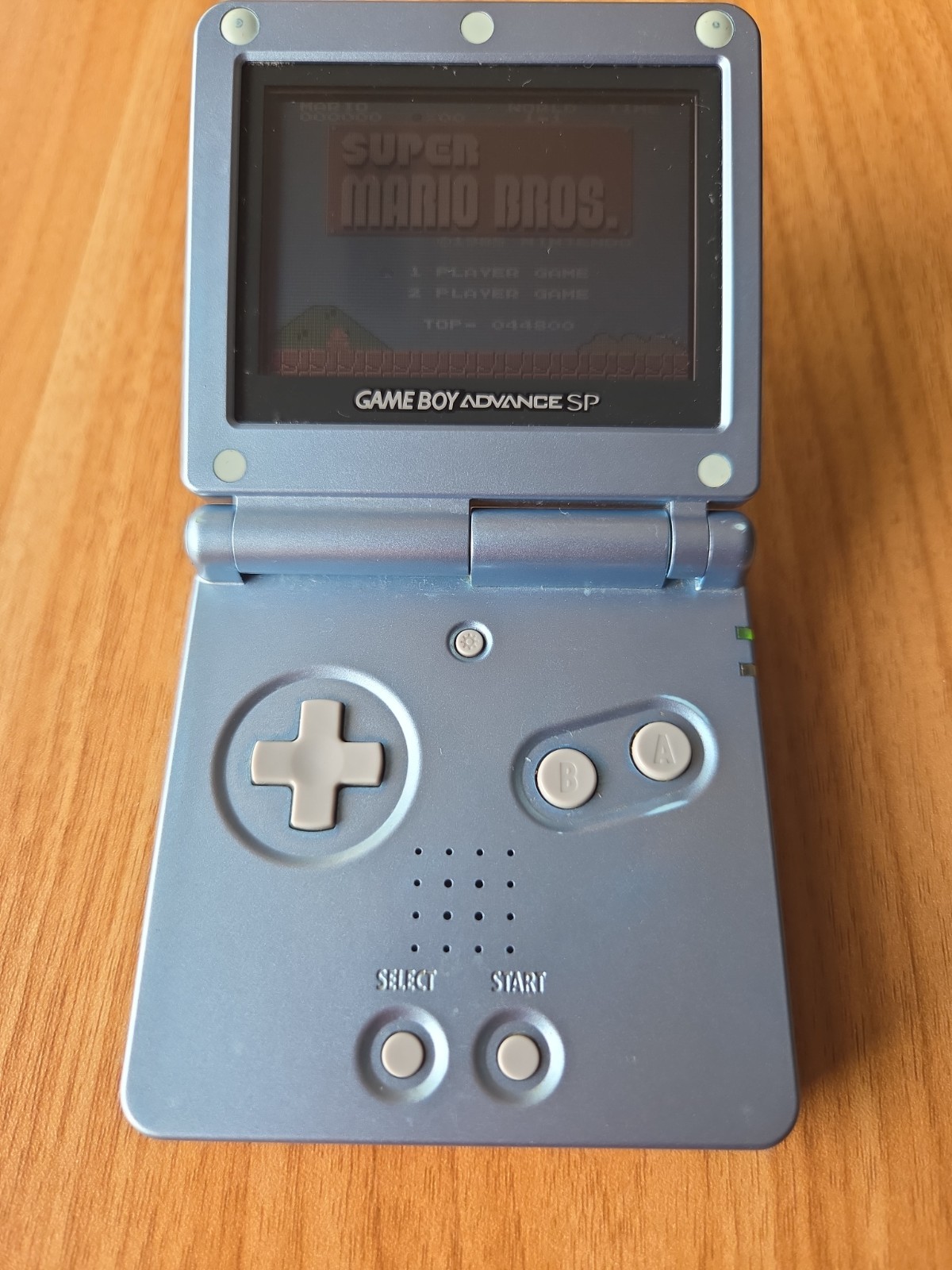 Nintendo Gameboy Advance SP Handheld System Console Pearl Blue (AGS-001) Tested