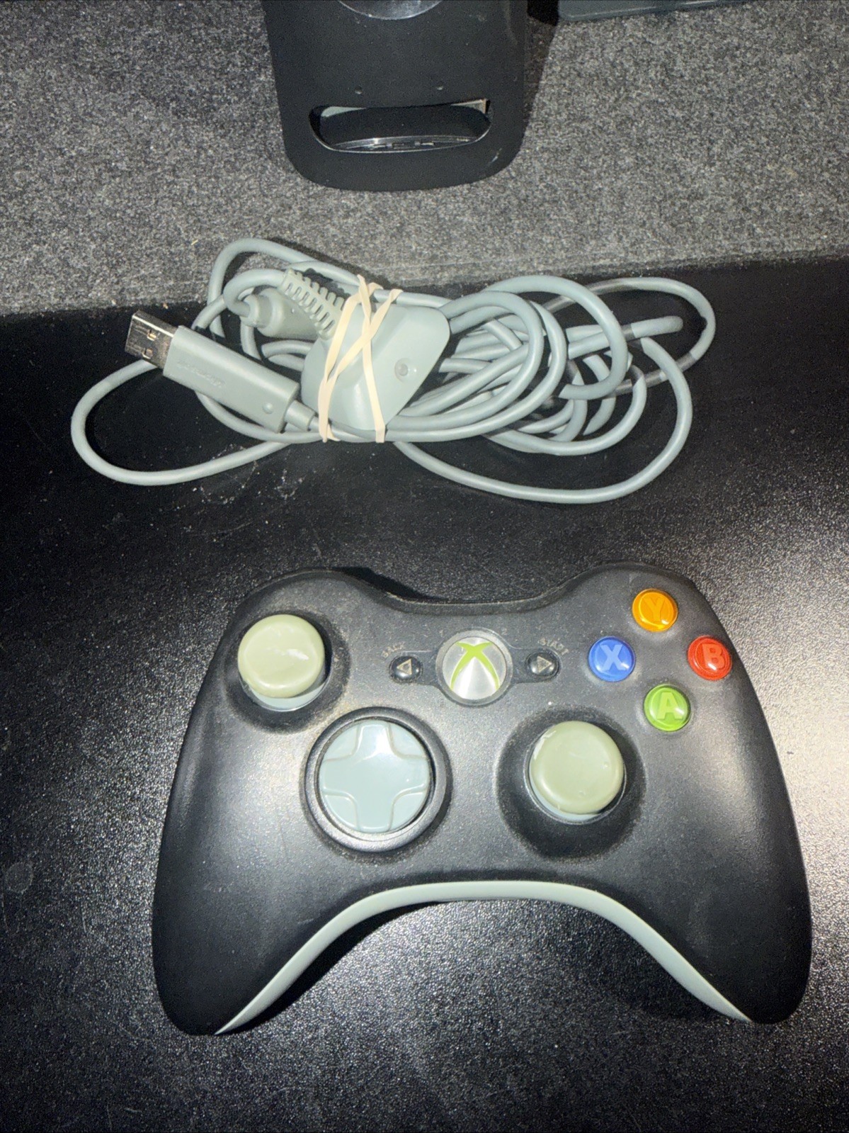 Microsoft Xbox 360 60GB Black Console Bundle 4 Games 1 controller Tested