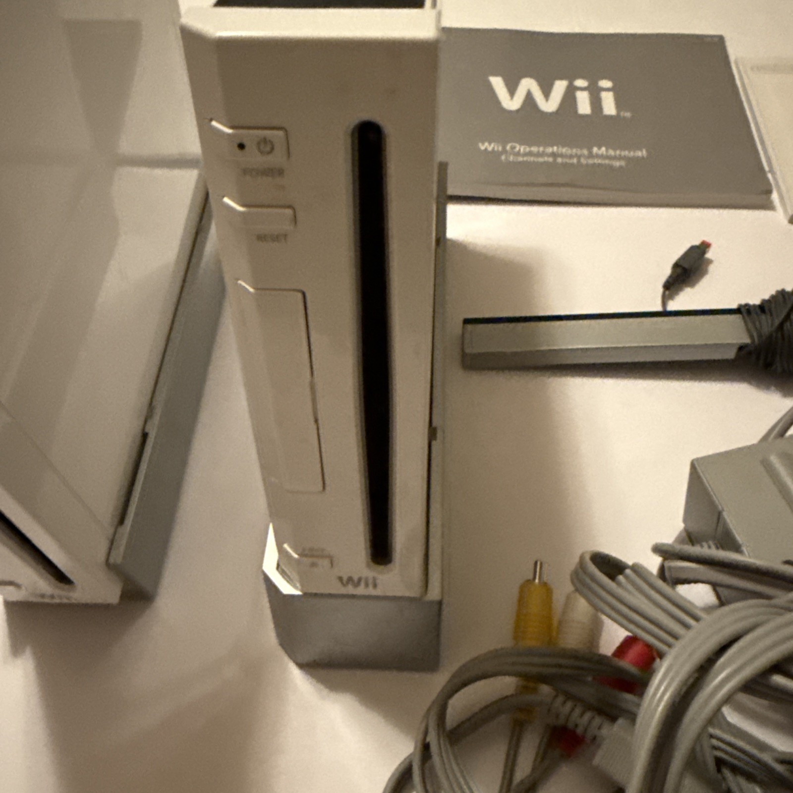 Lot 2 Nintendo Wii Consoles Controllers Nunchuks Guitar Games Mario Party + More