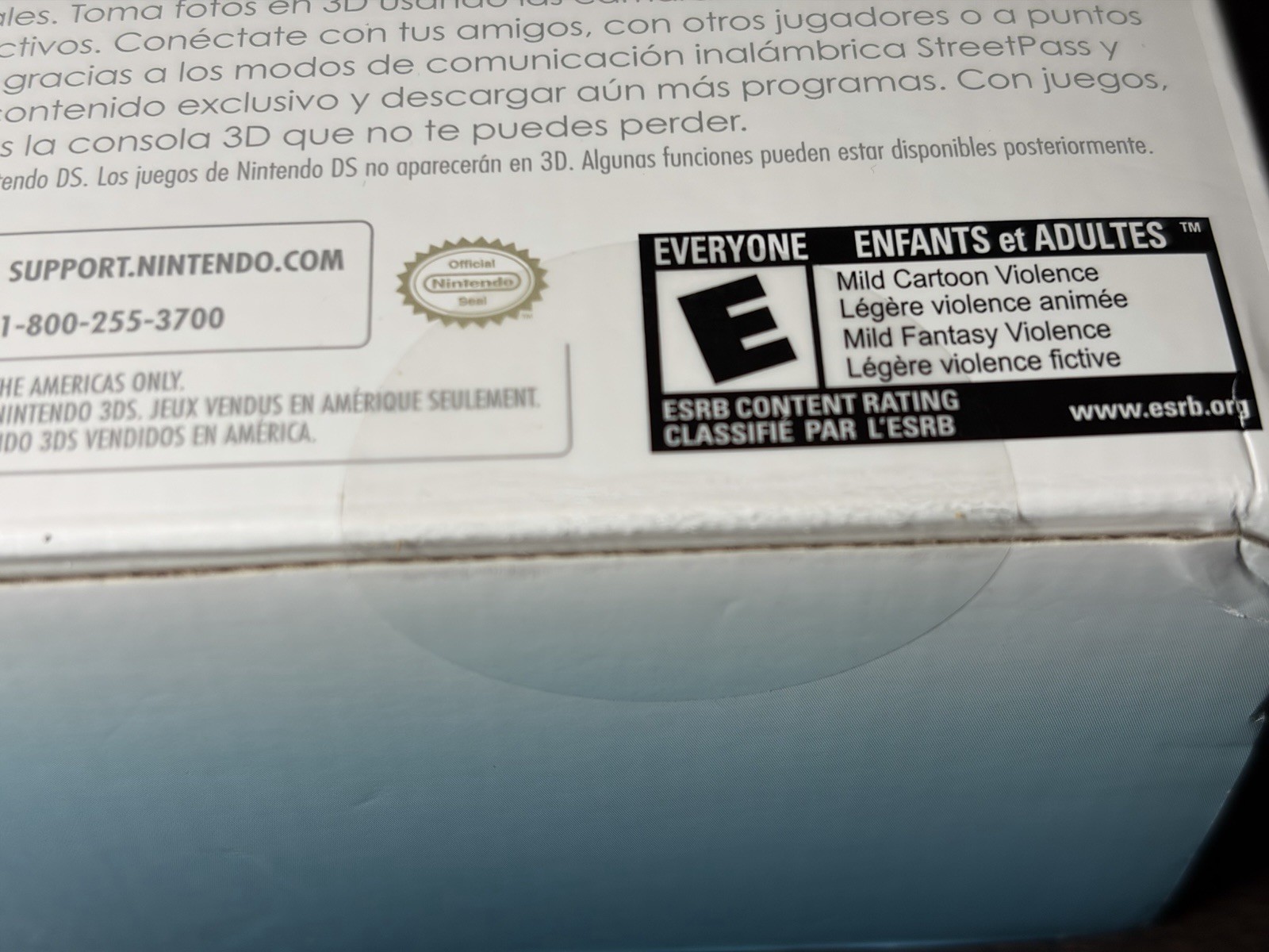 Factory Sealed – Nintendo 3DS Aqua Blue Handheld Console – US Version