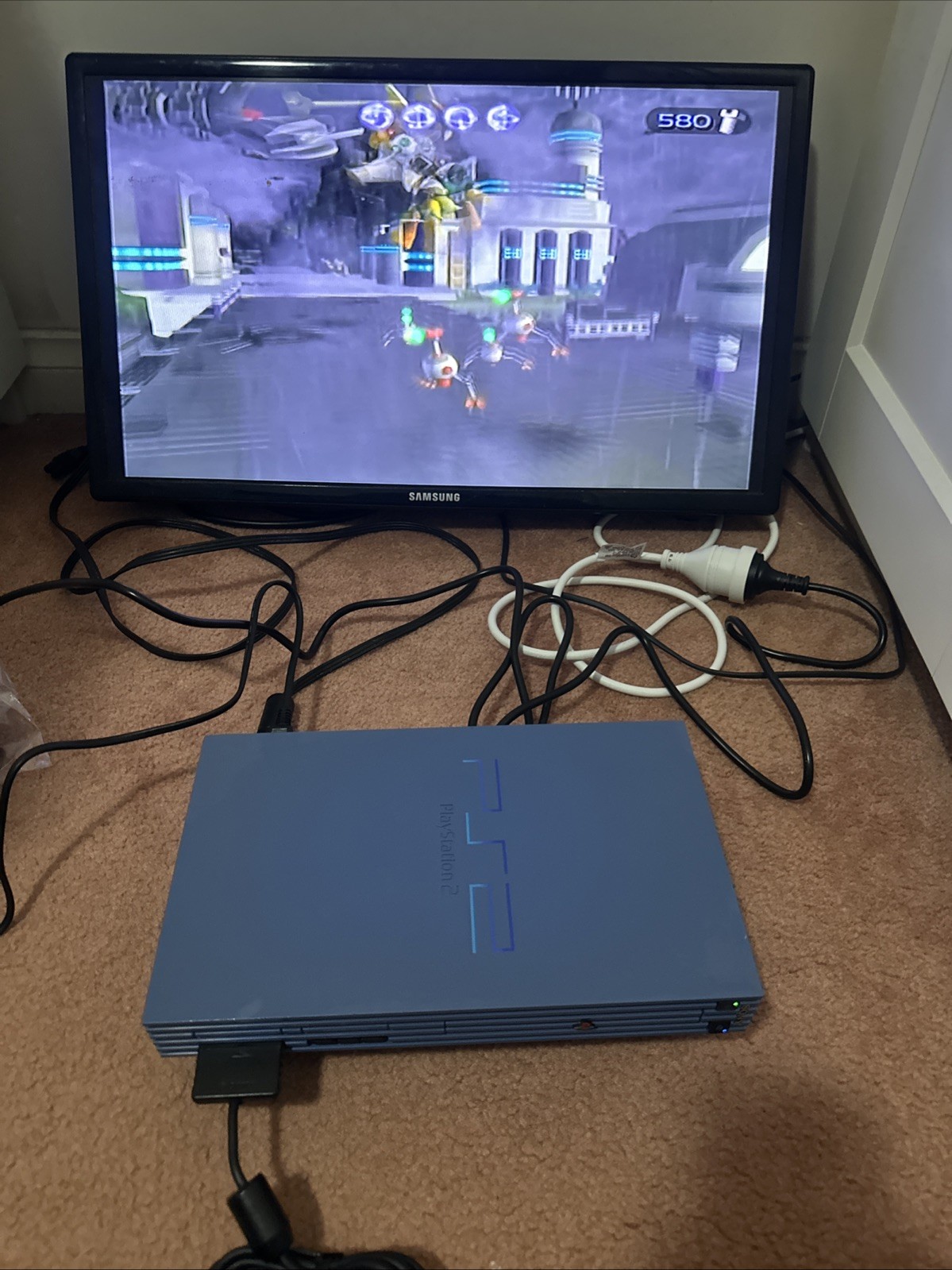 PS2 Console SCPH-39000TB Toys Blue Tested system Made in japan -NTSC-J- 5289978