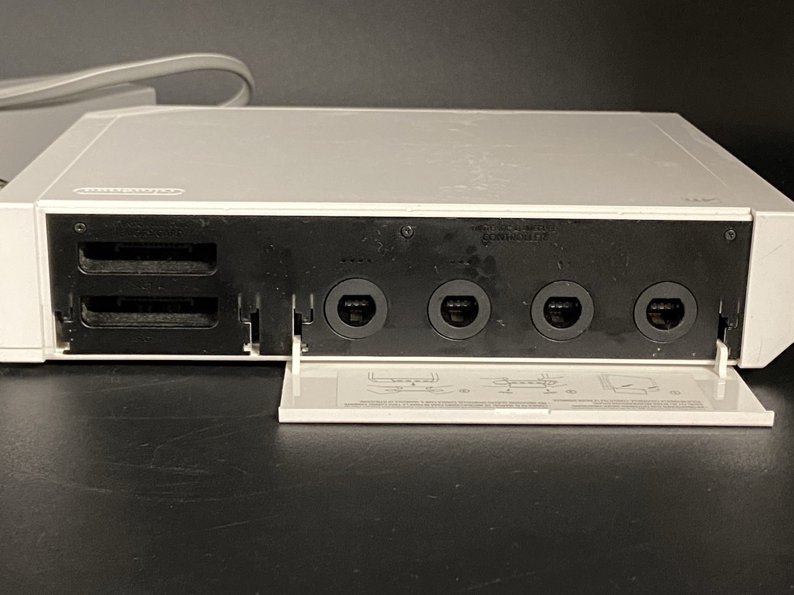 Wii Console/Sensor Bar/Power Brick. Game Cube compatible. White/ Tested/Gamers