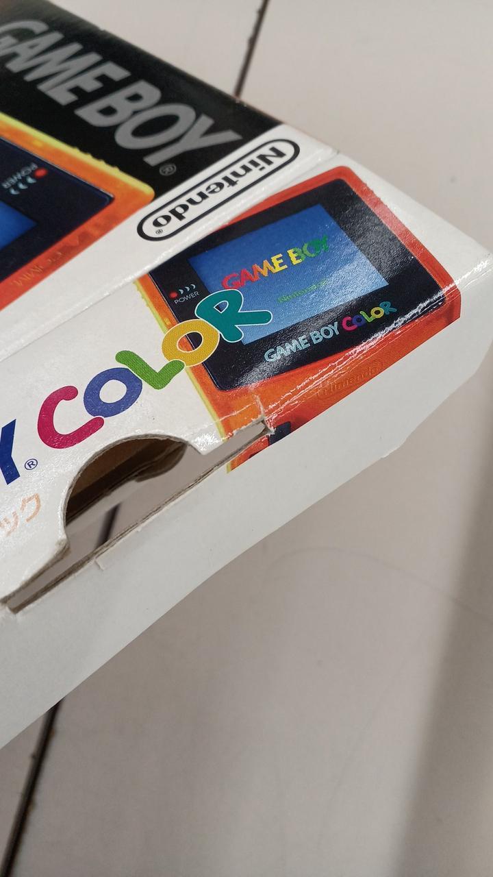 Nintendo Game Boy Color Console Limited Edition Daiei Clear Orange Black