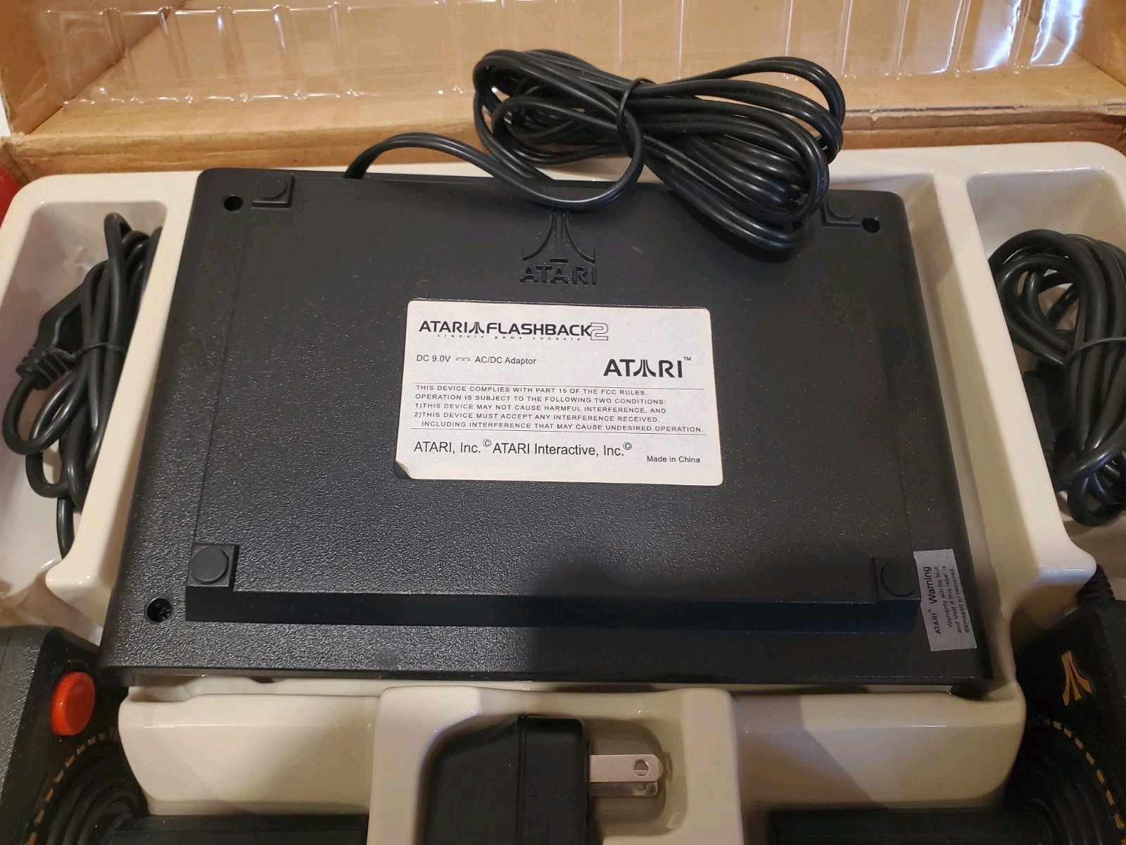 Vtg ATARI 2600 Flashback 2 Mini Classic Video Game System Pong Pitfall Asteroids